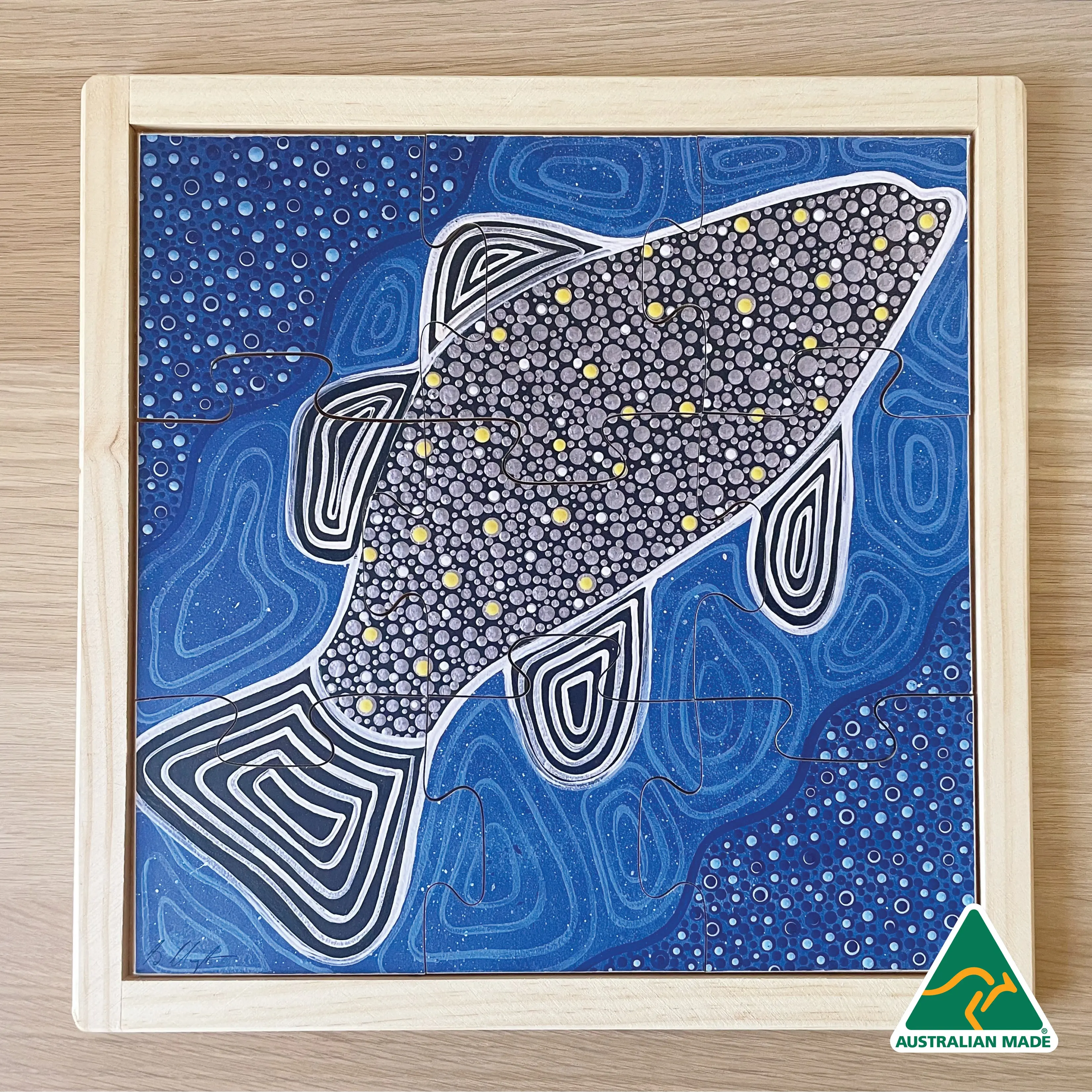 Aboriginal Art Bush Tucker Puzzle Set of 4 - Image 5