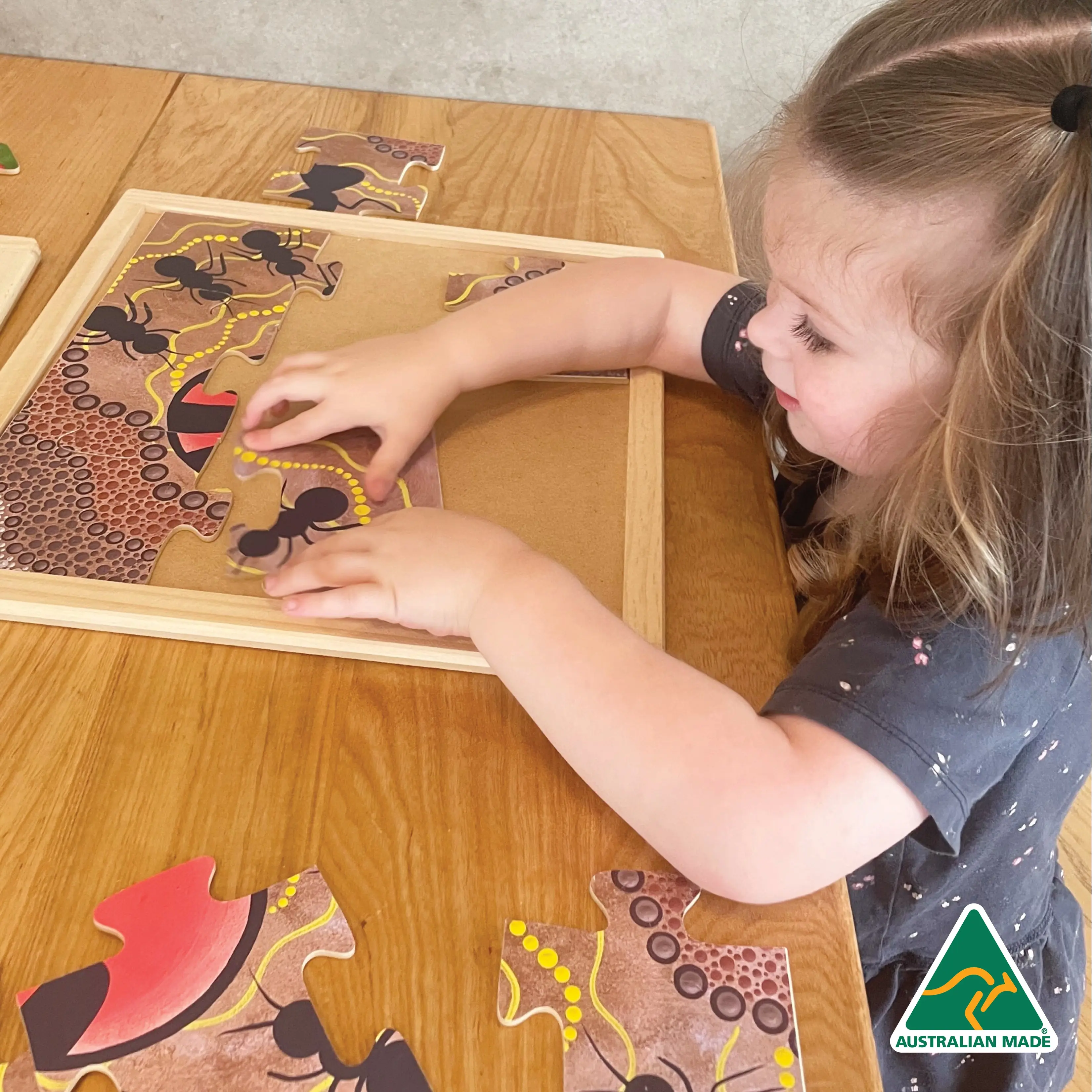 Aboriginal Art Bush Tucker Puzzle Set of 4 - Image 7