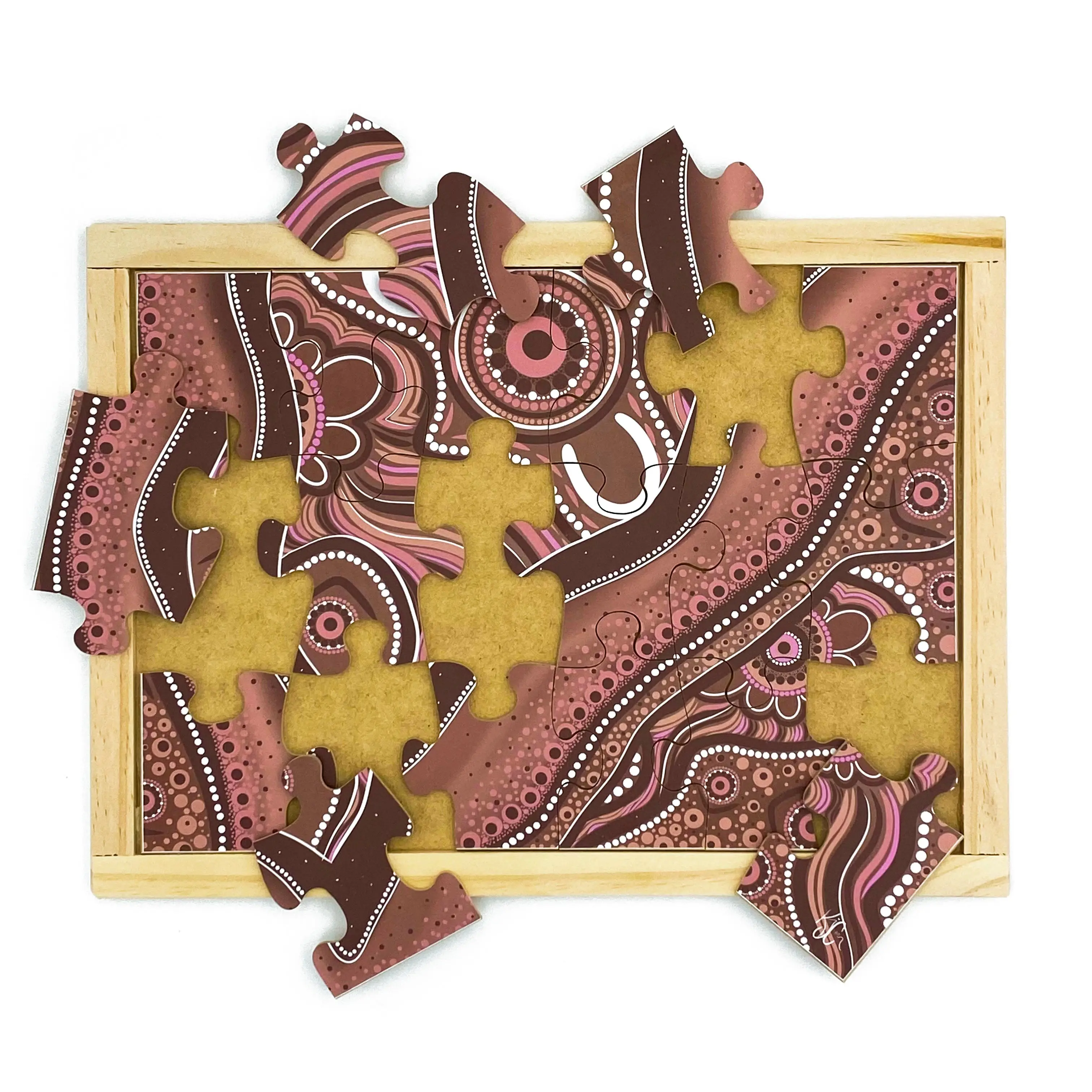 Aboriginal Art Desert Dreaming Puzzle - Image 2