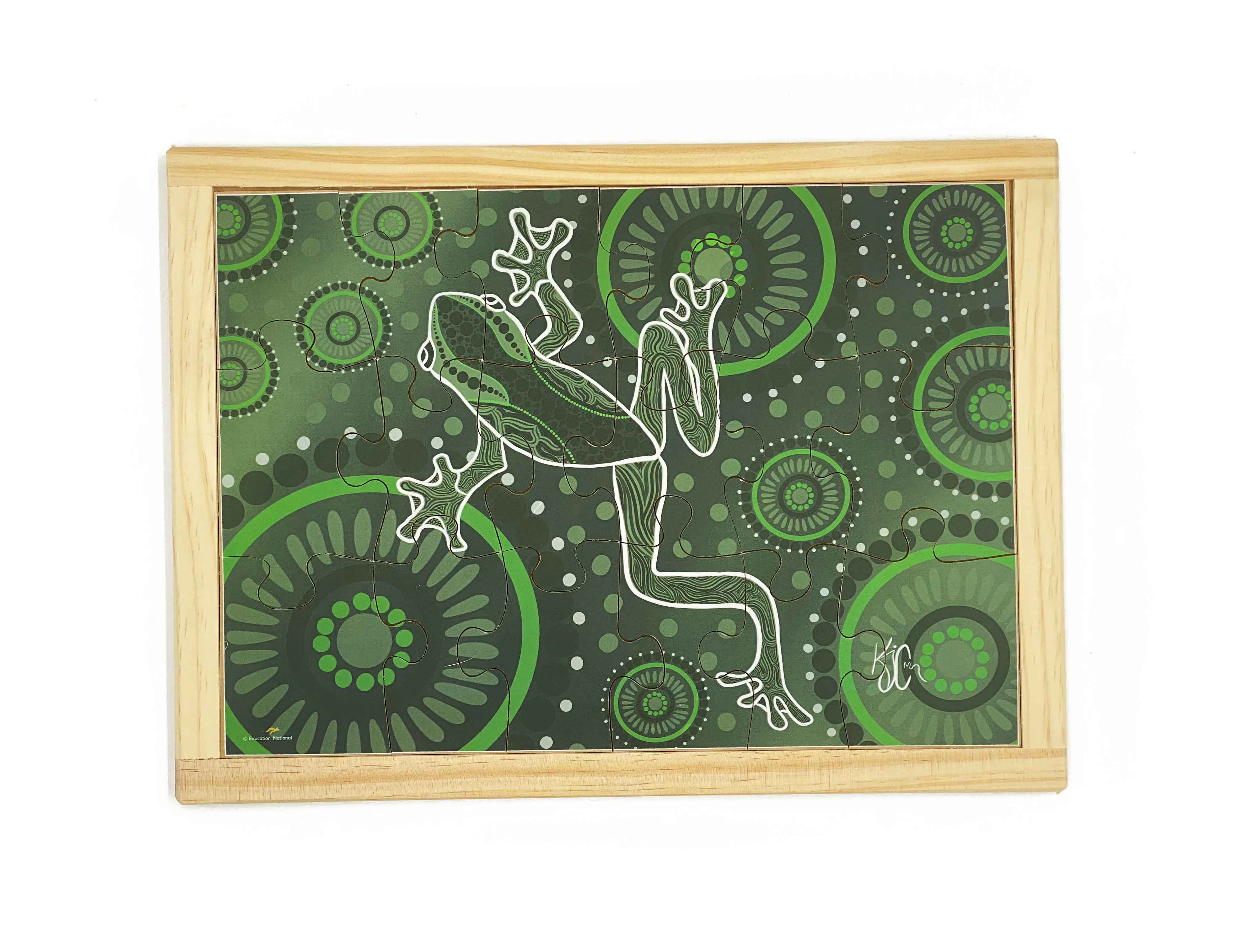 Aboriginal Art Frog Dreaming Puzzle