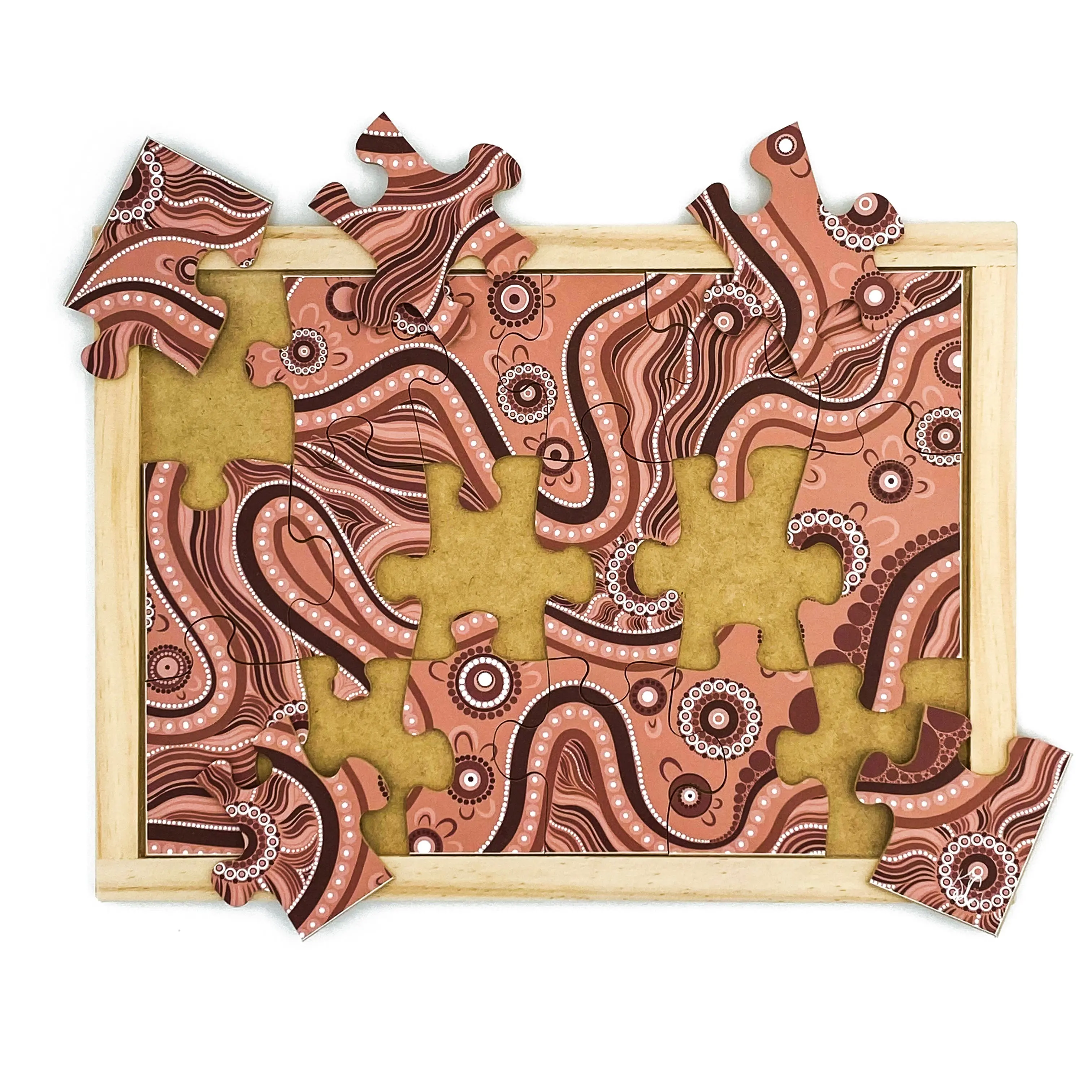 Aboriginal Art River Dreaming Puzzle - Image 2
