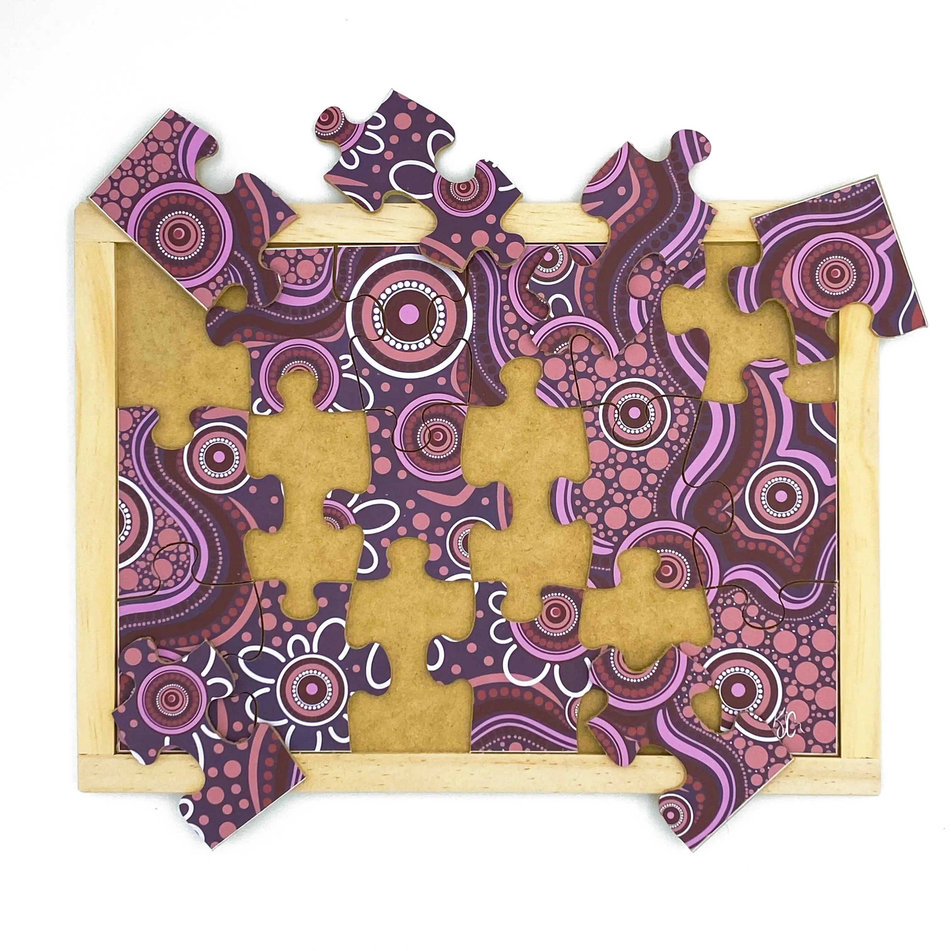Aboriginal Art Sand Dreaming Puzzle - Image 2