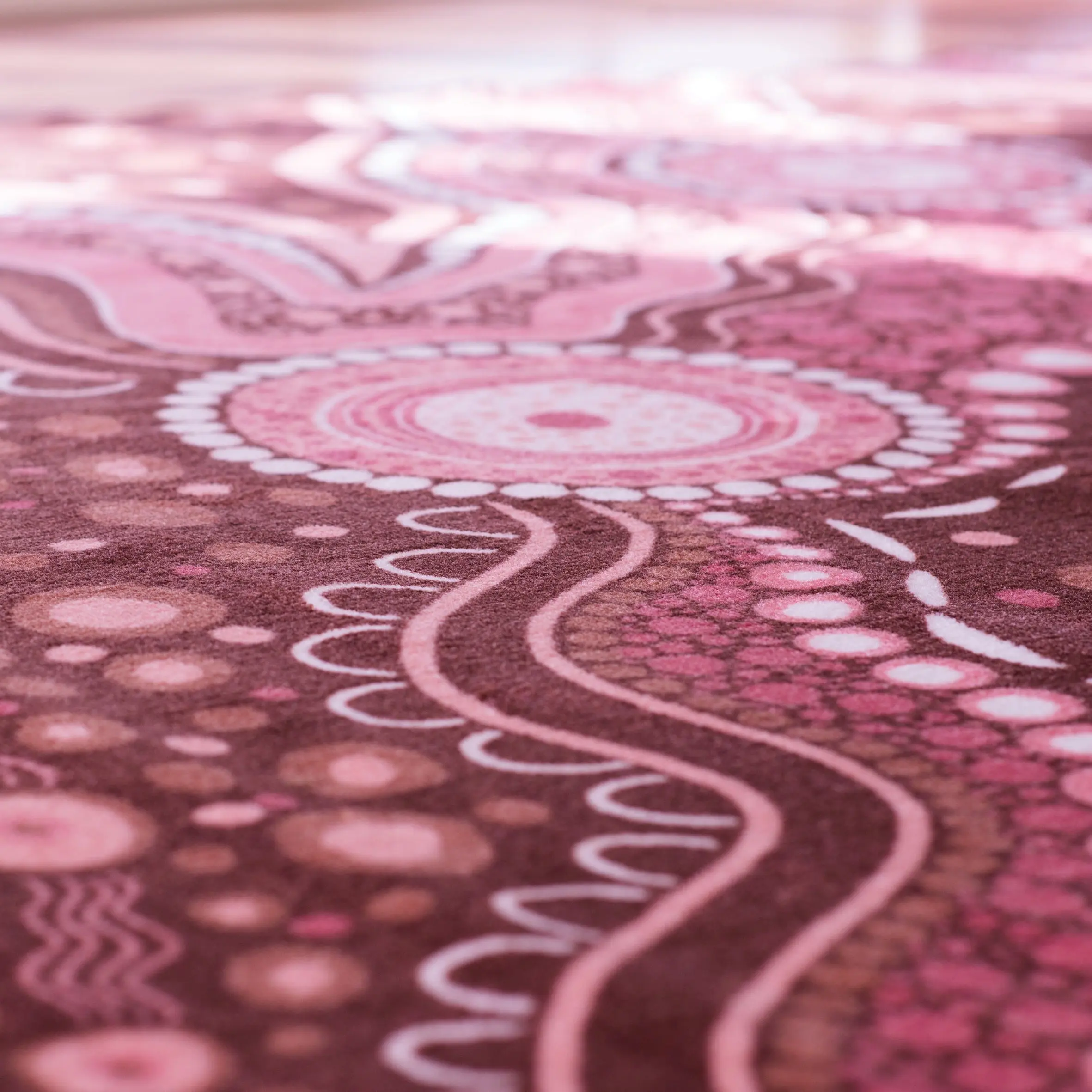 Aboriginal Art Sand Dreaming Rug - Image 7
