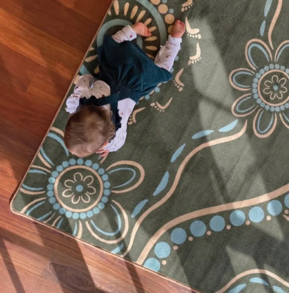 Aboriginal Eucalyptus Rug - Image 3