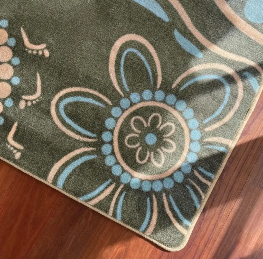 Aboriginal Eucalyptus Rug - Image 4