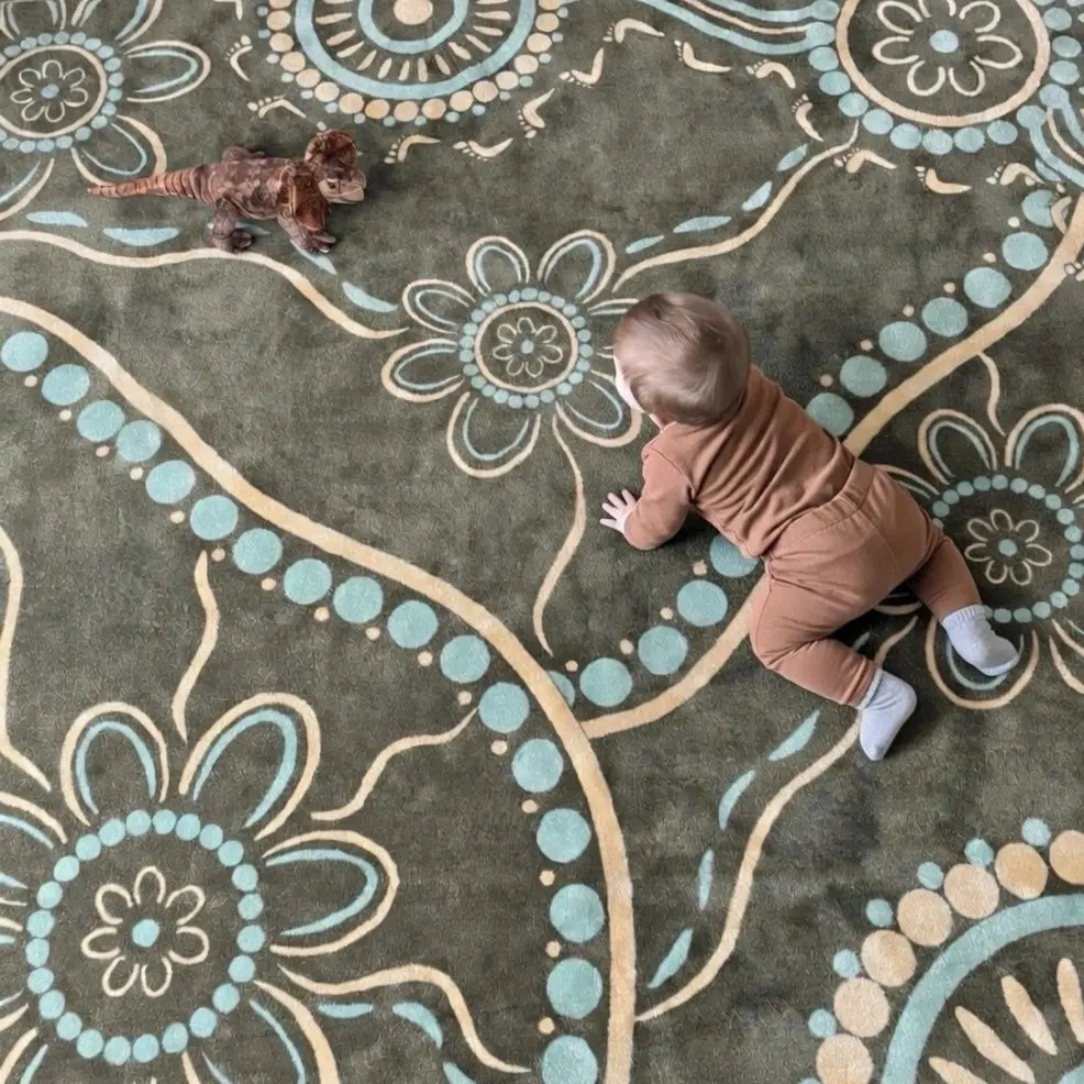 Aboriginal Eucalyptus Rug - Image 6
