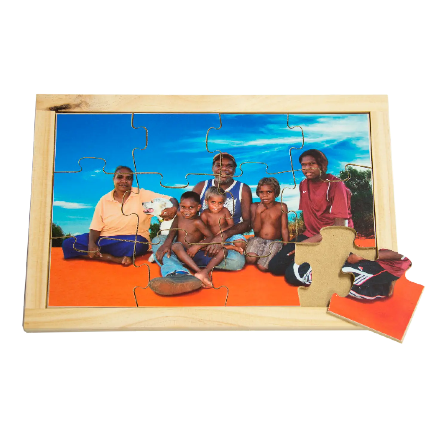 Aboriginal Family Puzzle