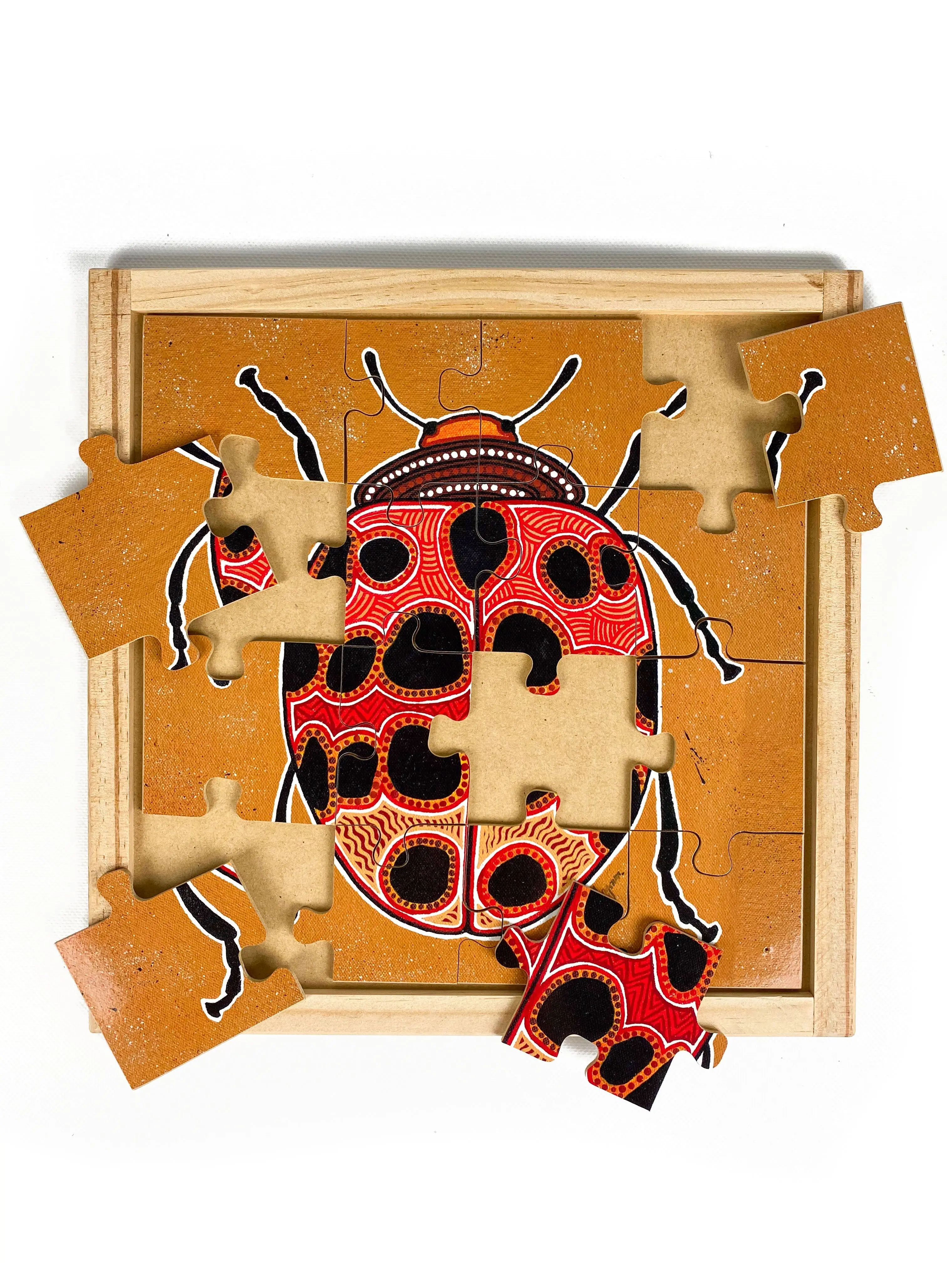 Aboriginal Lady Beetle Square Puzzle - Image 2