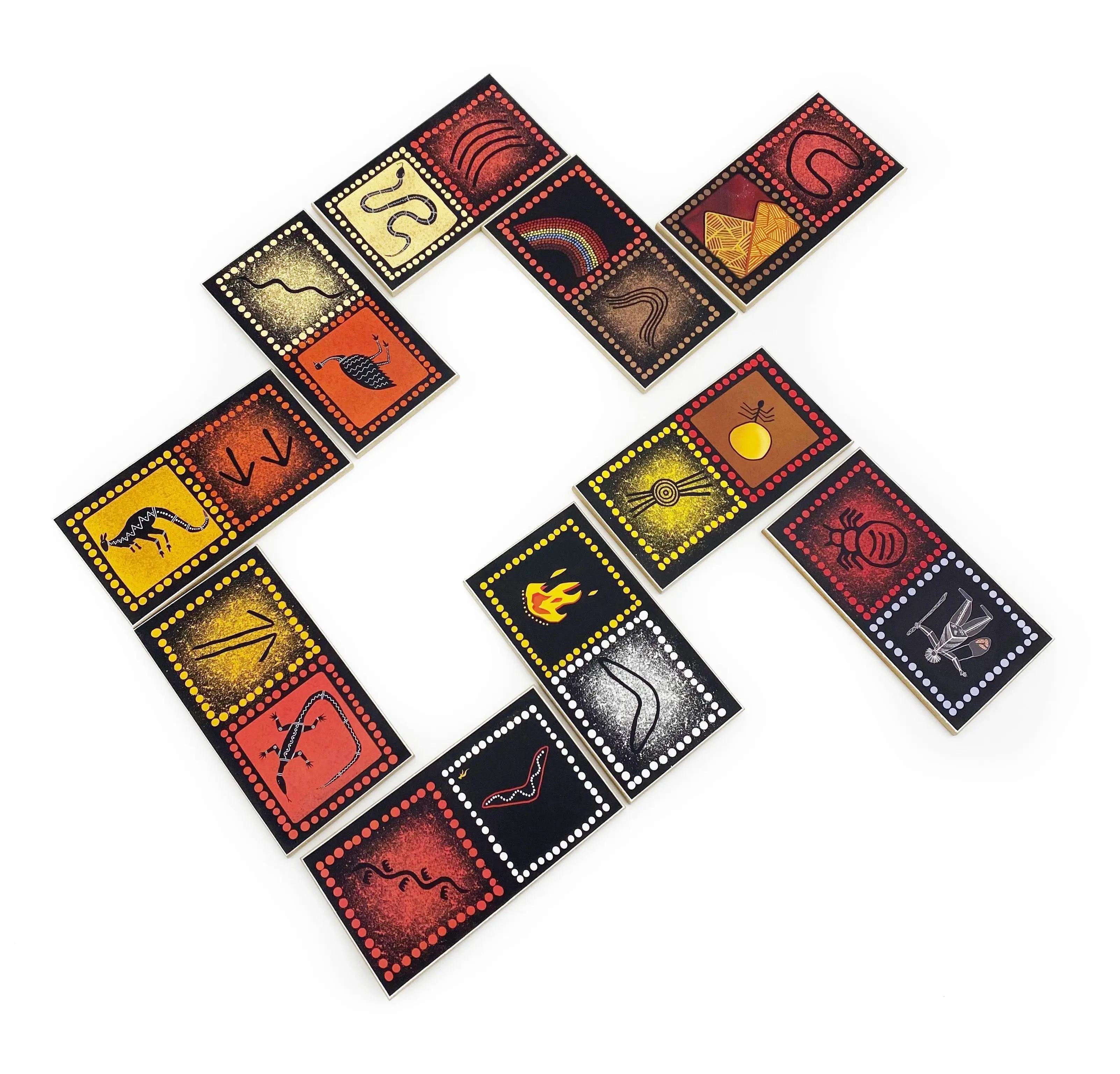 Aboriginal Symbols Dominoes - Image 3