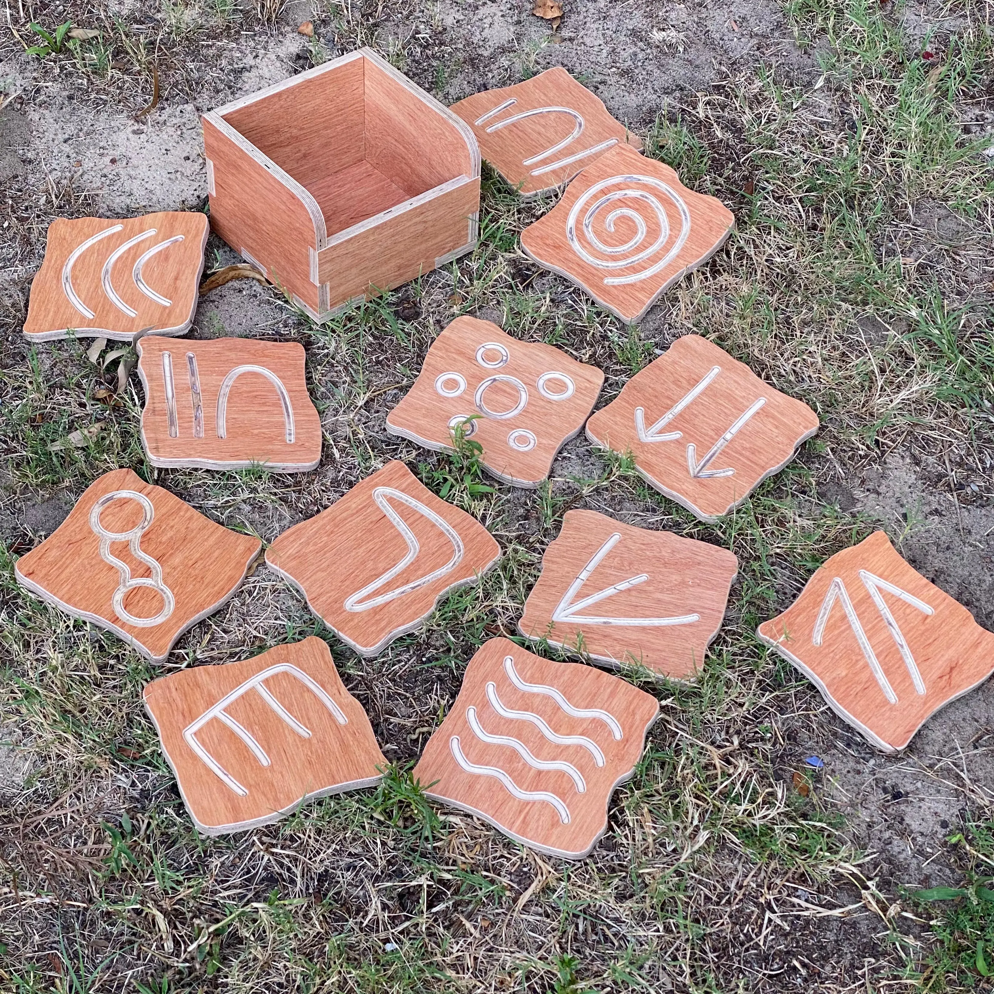 Aboriginal symbols Finger Tracing Cards - Image 9