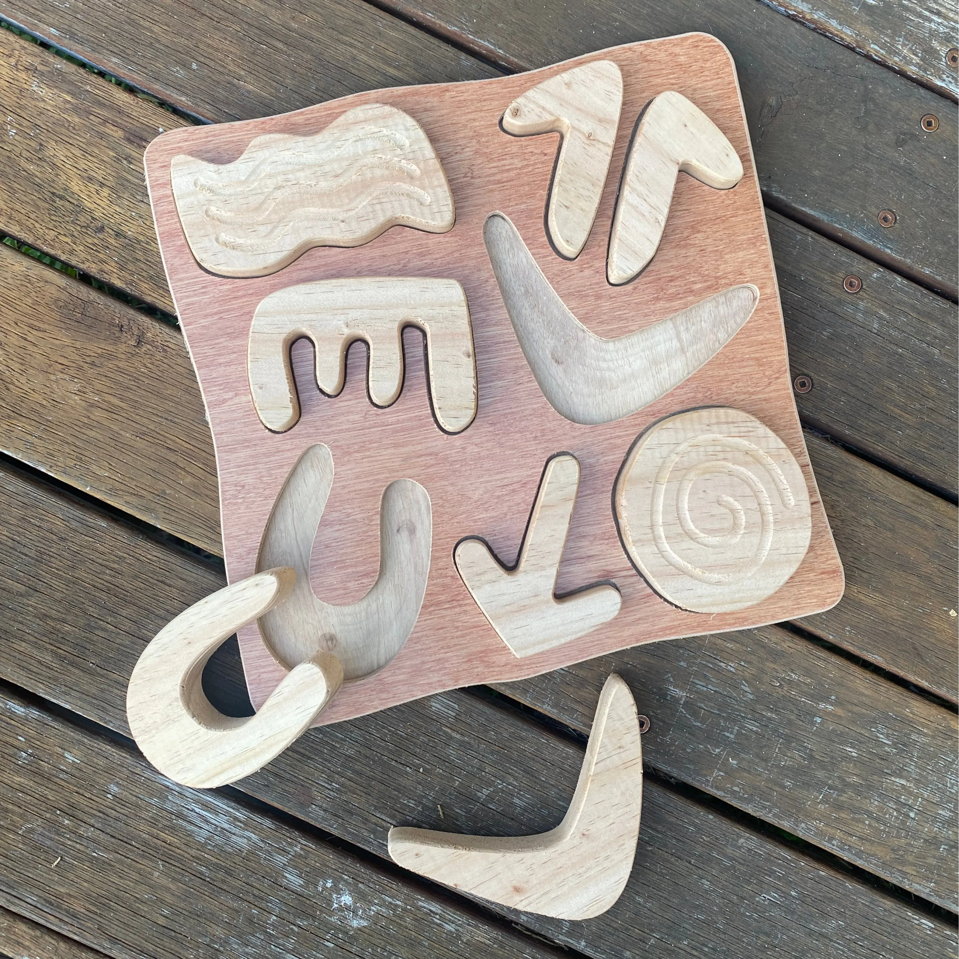 Aboriginal Symbols Toddler Puzzle - Image 4