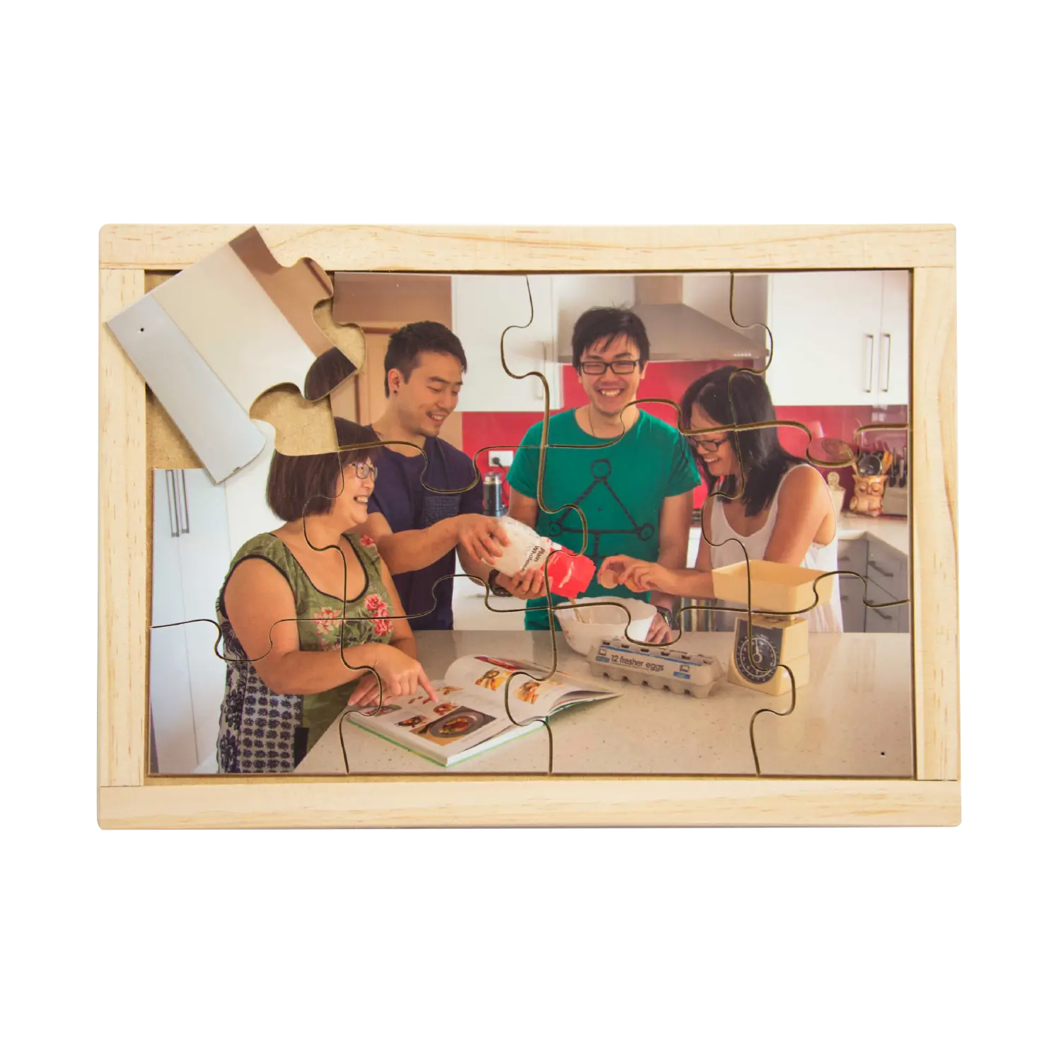 Asian Family Baking Puzzle