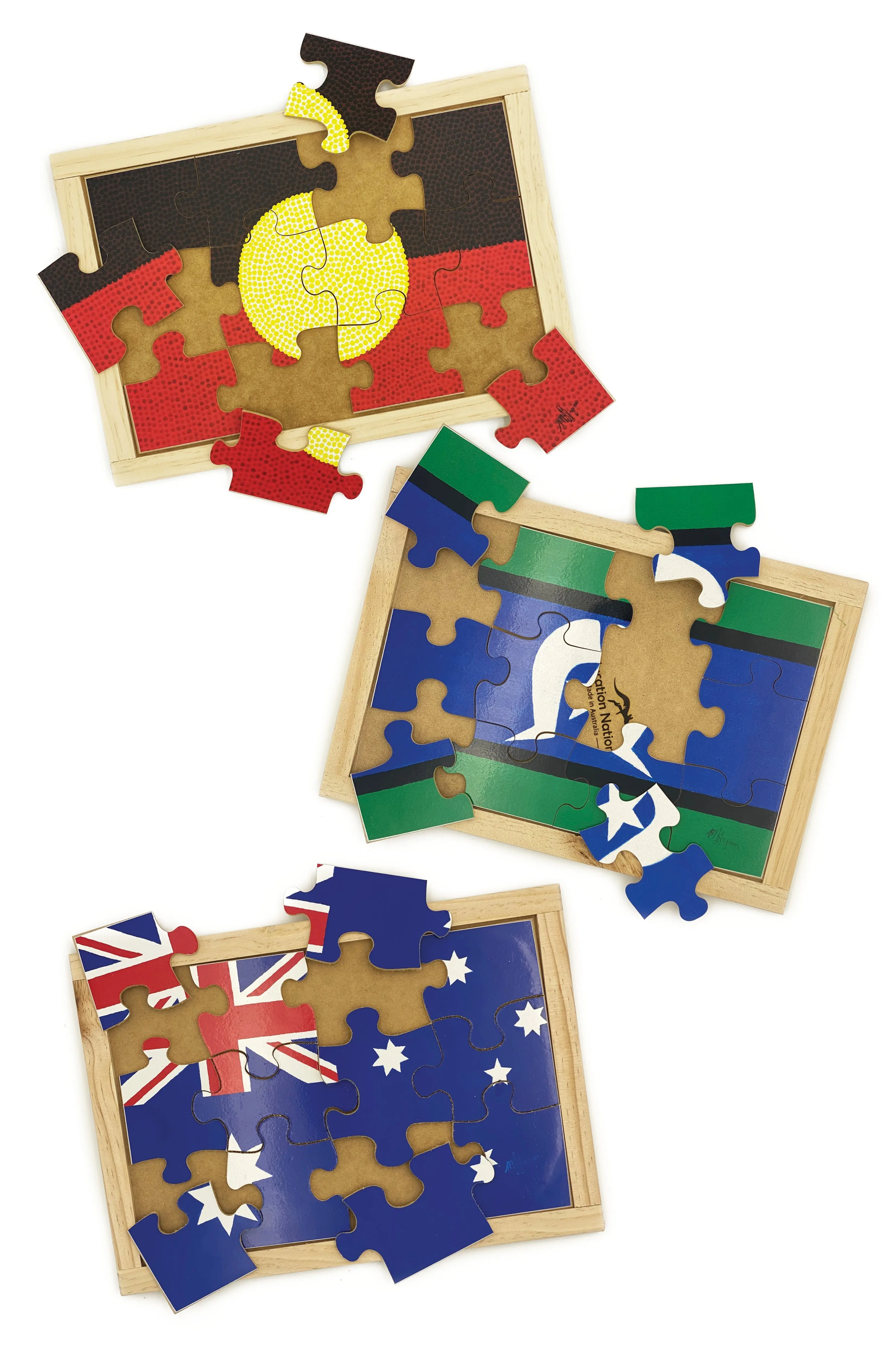 Australian Indigenous Flag Puzzles