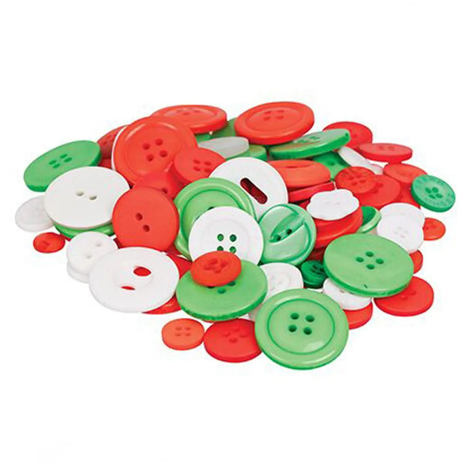 Basics Buttons Xmas 600g approx 1400pcs - Image 2