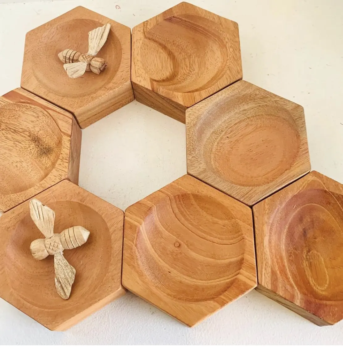Beehive Bowl Plates Set of 7 - Image 3