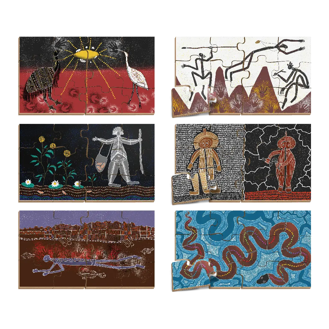 Dreamtime Floor Puzzle Set with FREE Posters
