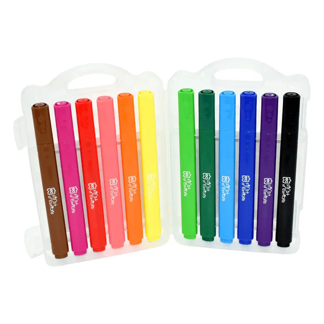Easi-Grip Triangular Markers Packet of 12 - Image 2