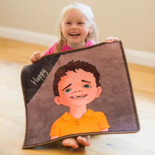Emotions Faces Rug Squares - Image 2