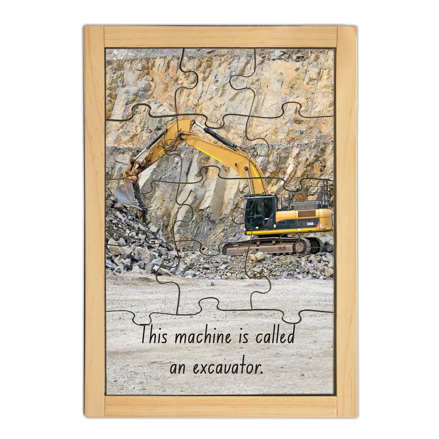 Excavator Large Story Puzzle