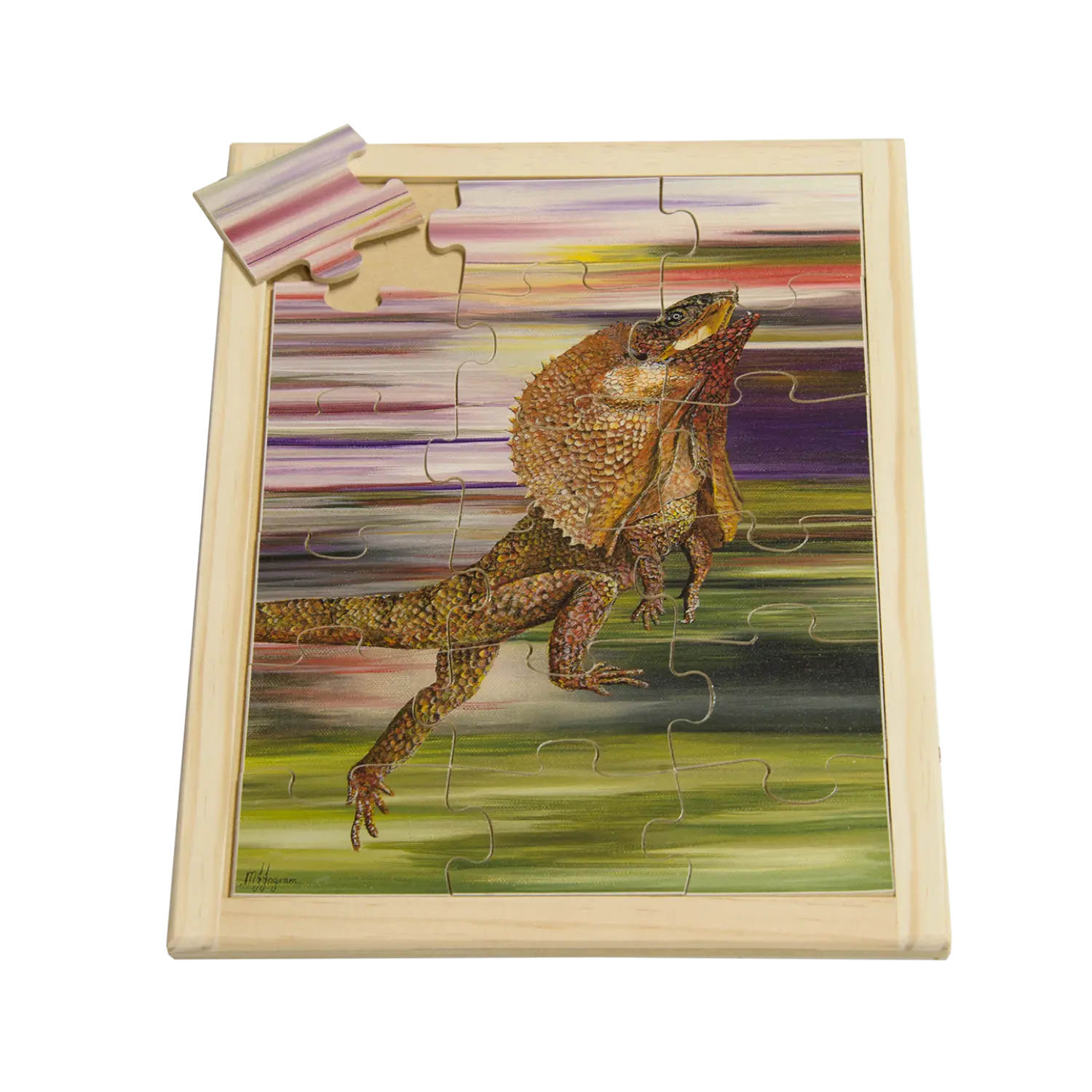Frilled-neck Lizard Puzzle