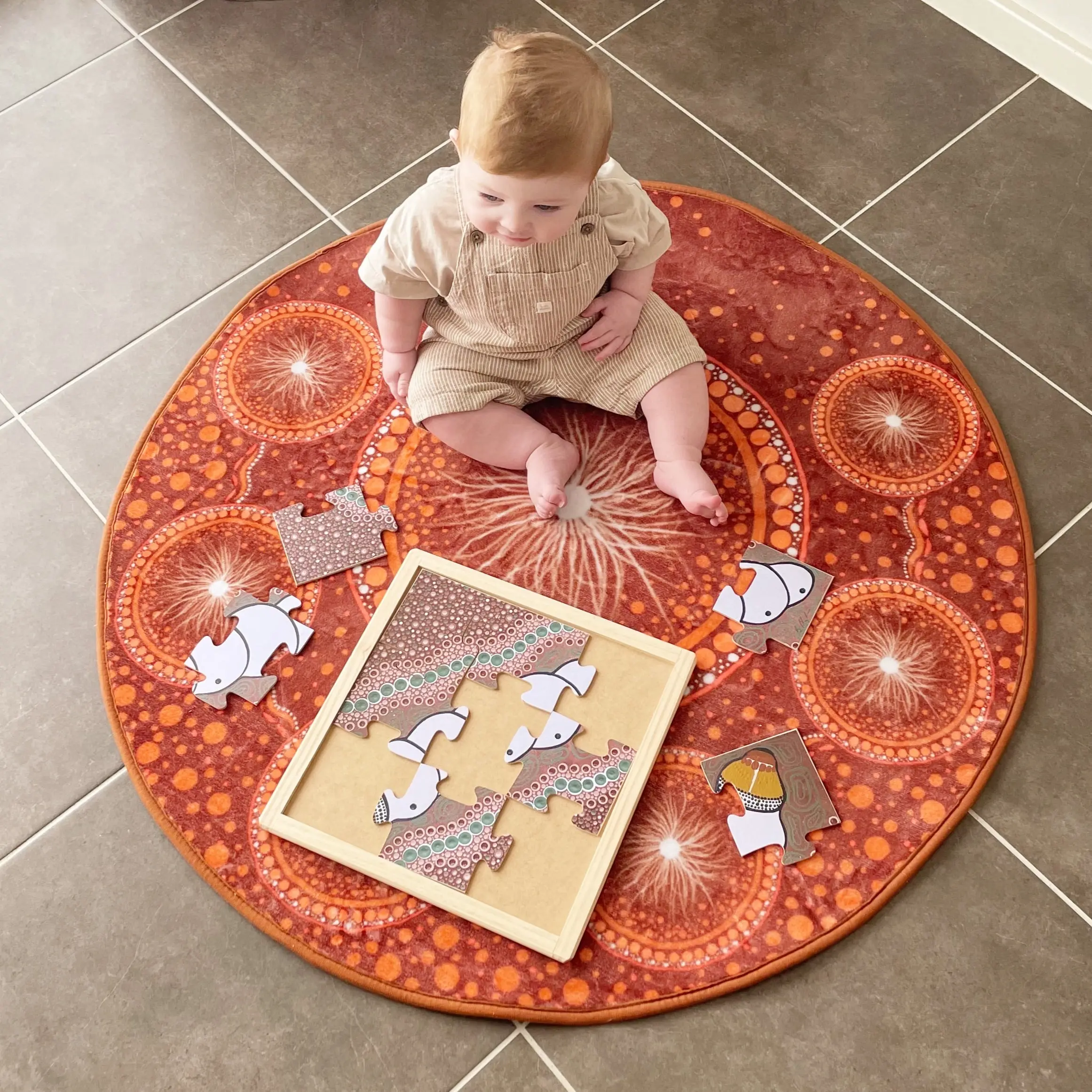 Aboriginal Art Witchety Grub Puzzle - Image 2