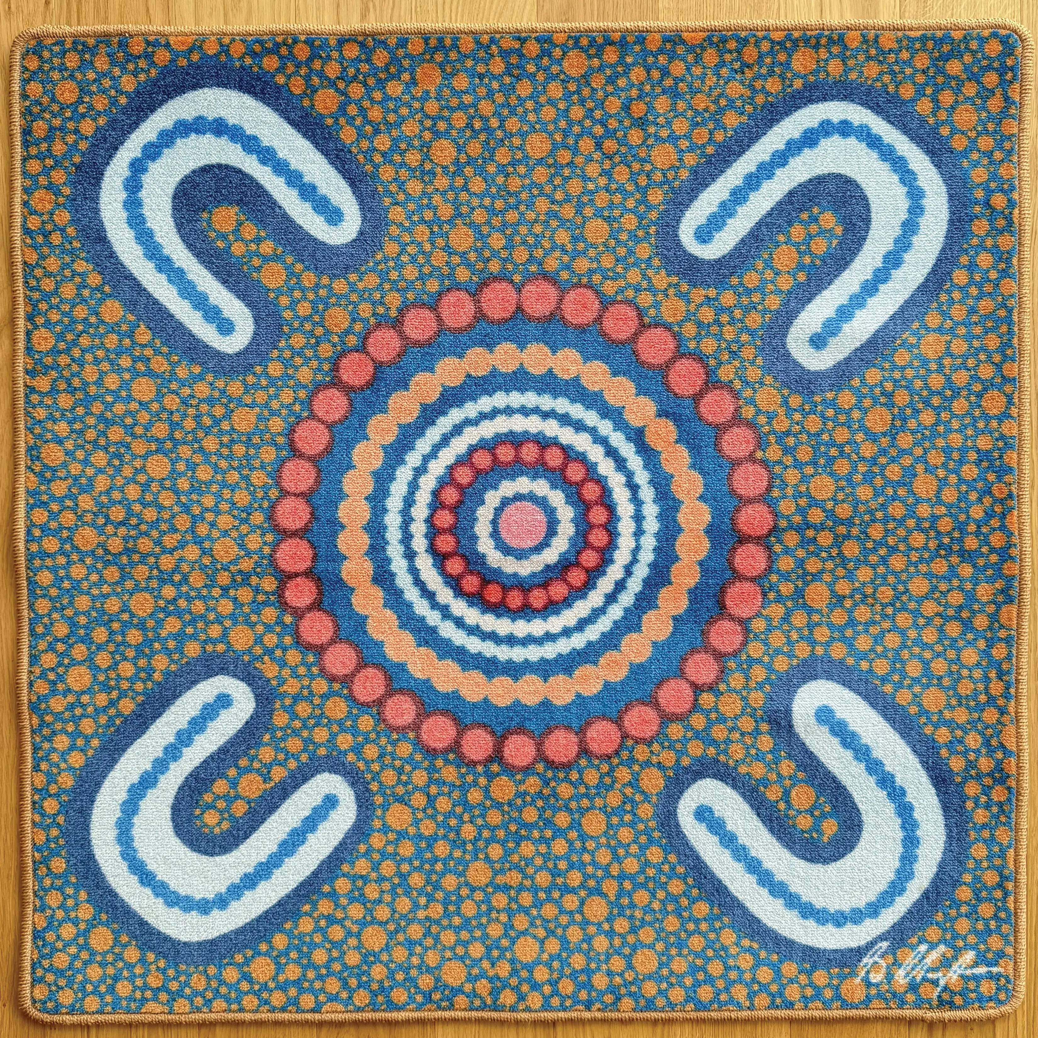 Indigenous Symbols Rug Squares - Image 16