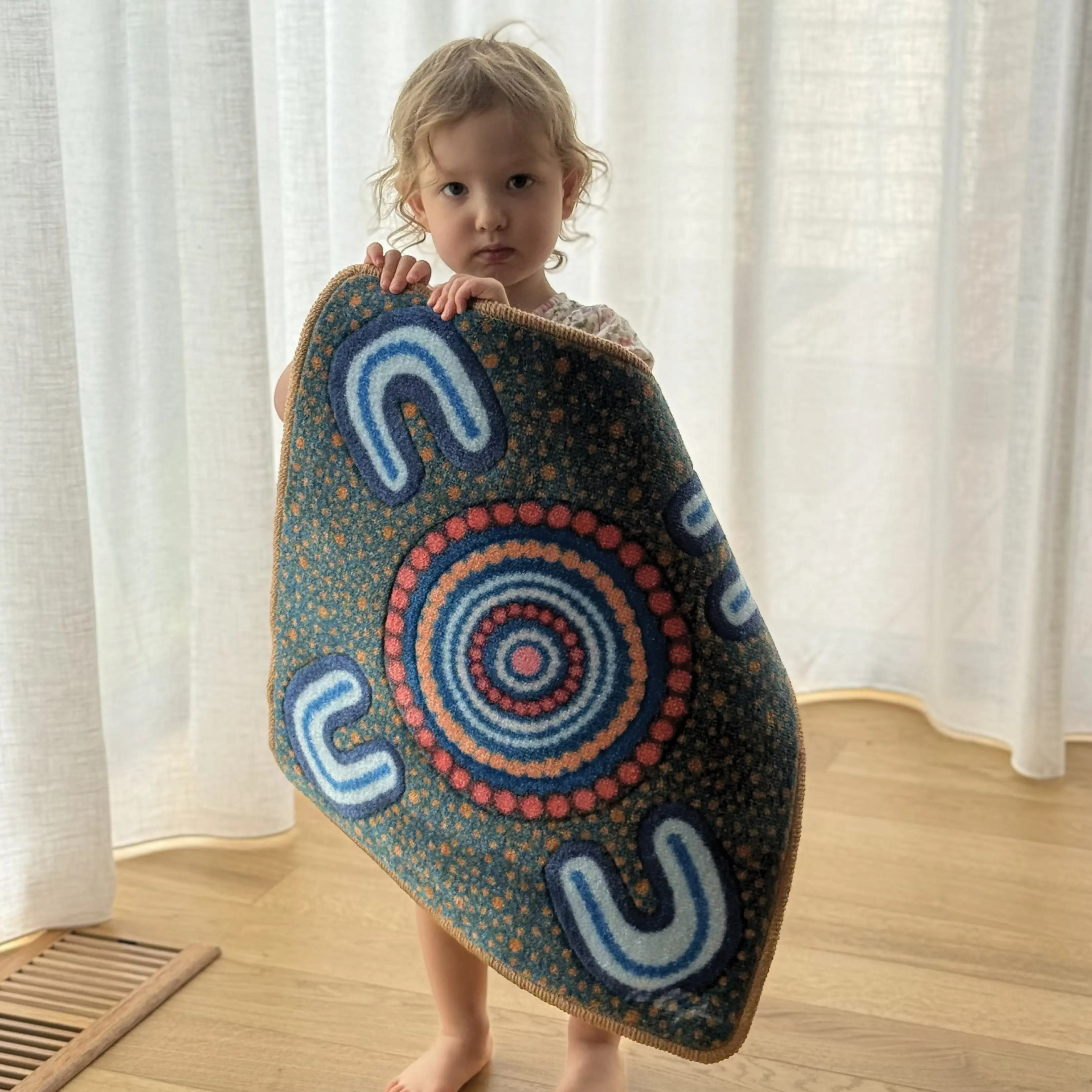 Indigenous Symbols Rug Squares - Image 2