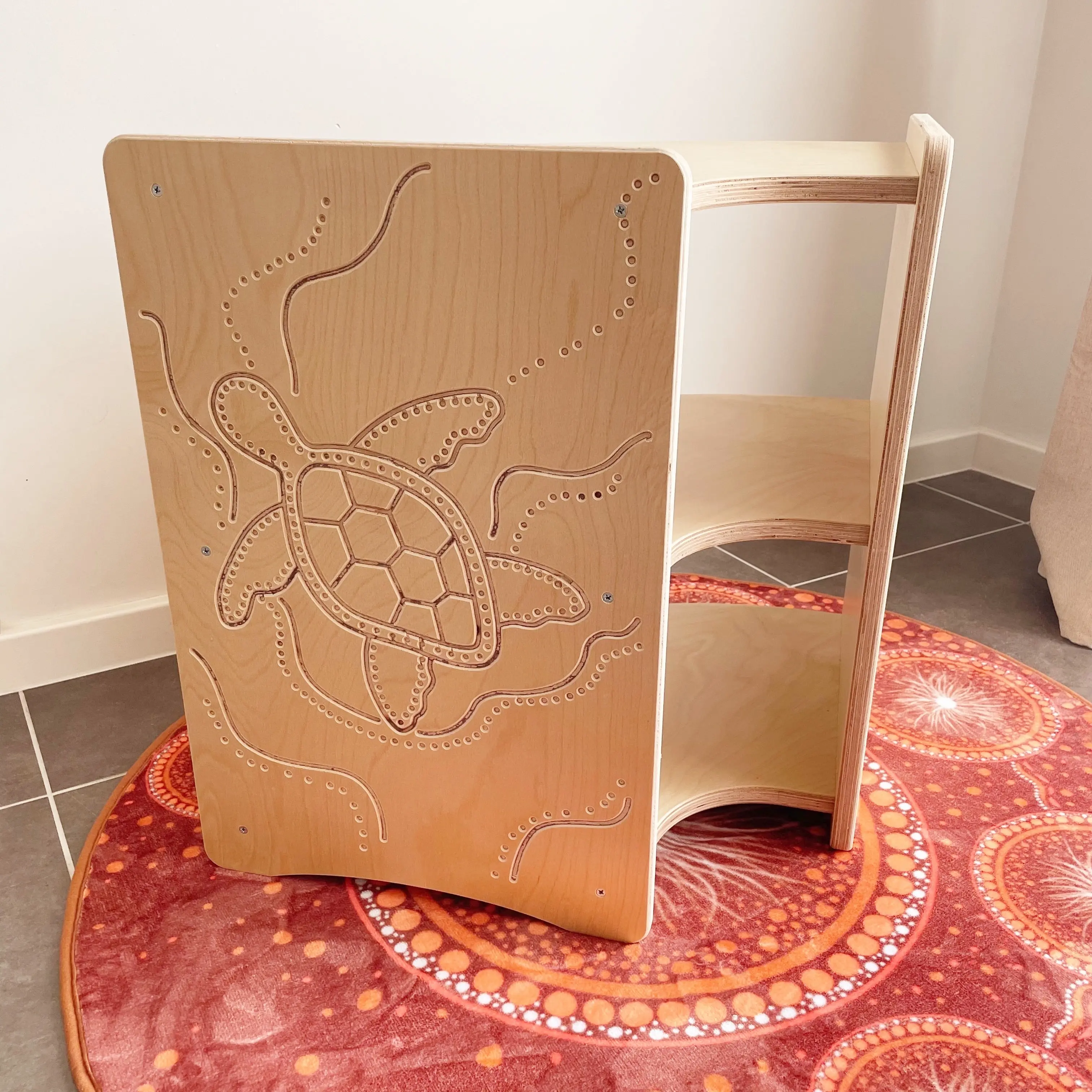 Indigenous Turtle Shelf Curved 60cm - Image 14