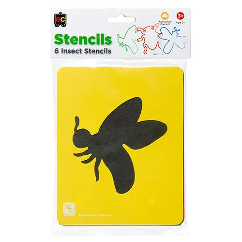 Insects Stencil Set of 6