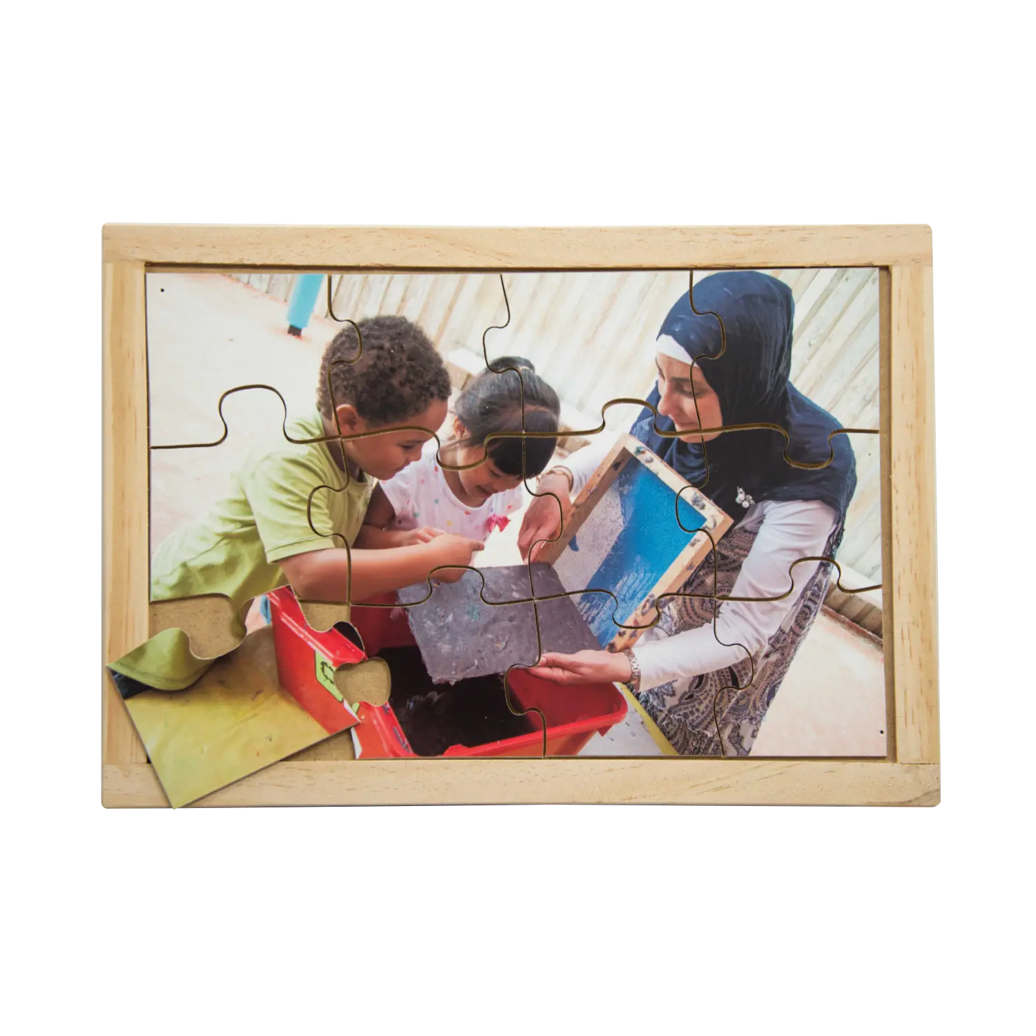 Making Recycled Paper Puzzle