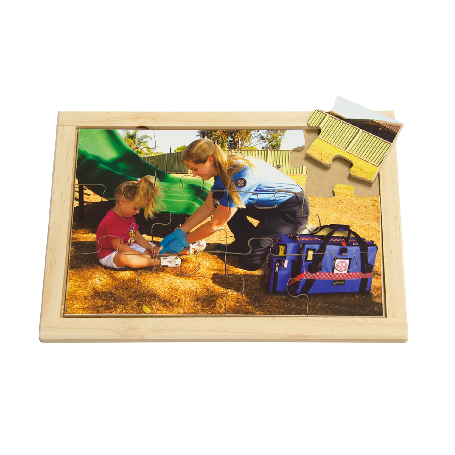 Paramedic Helping Child Puzzle