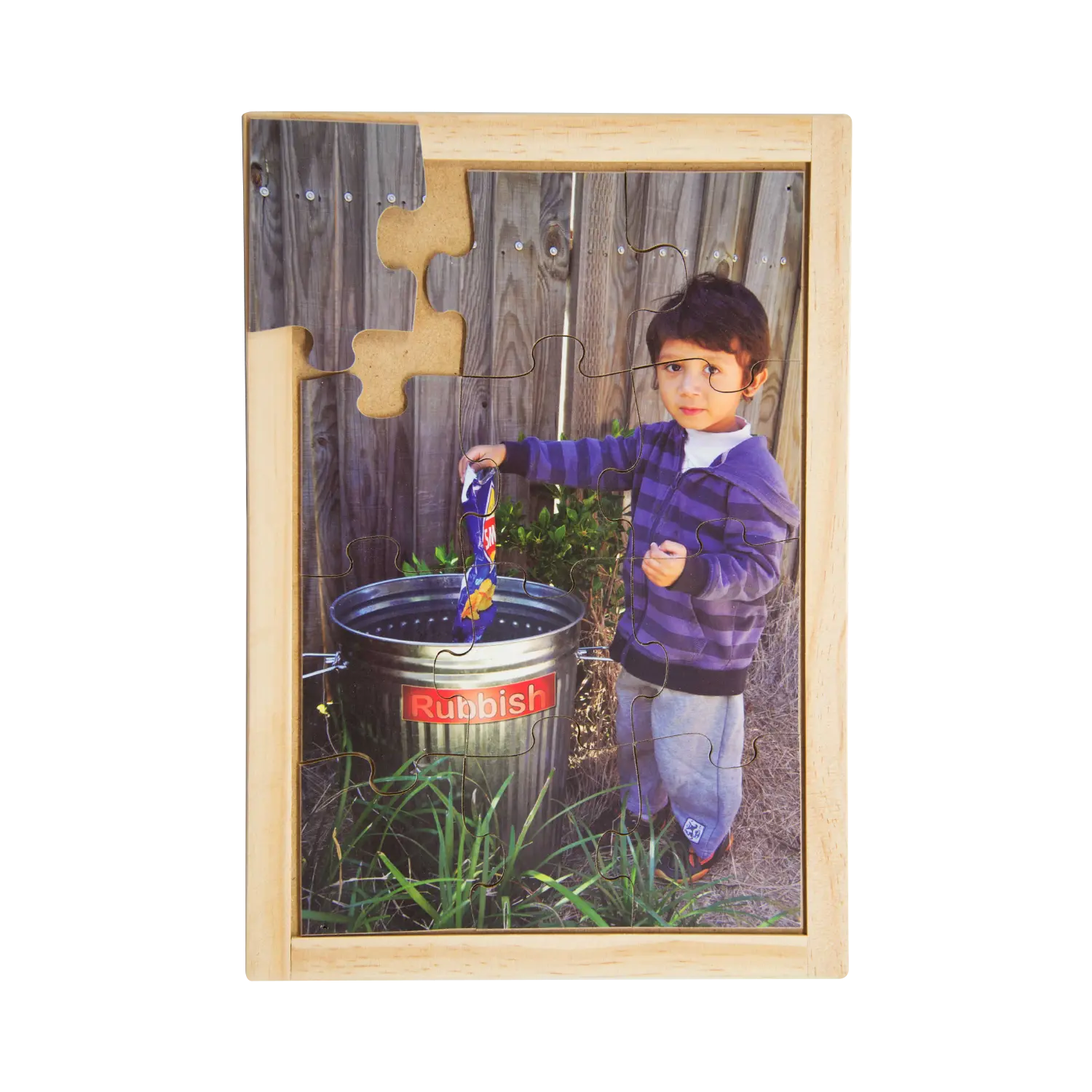 Rubbish In Bin Puzzle