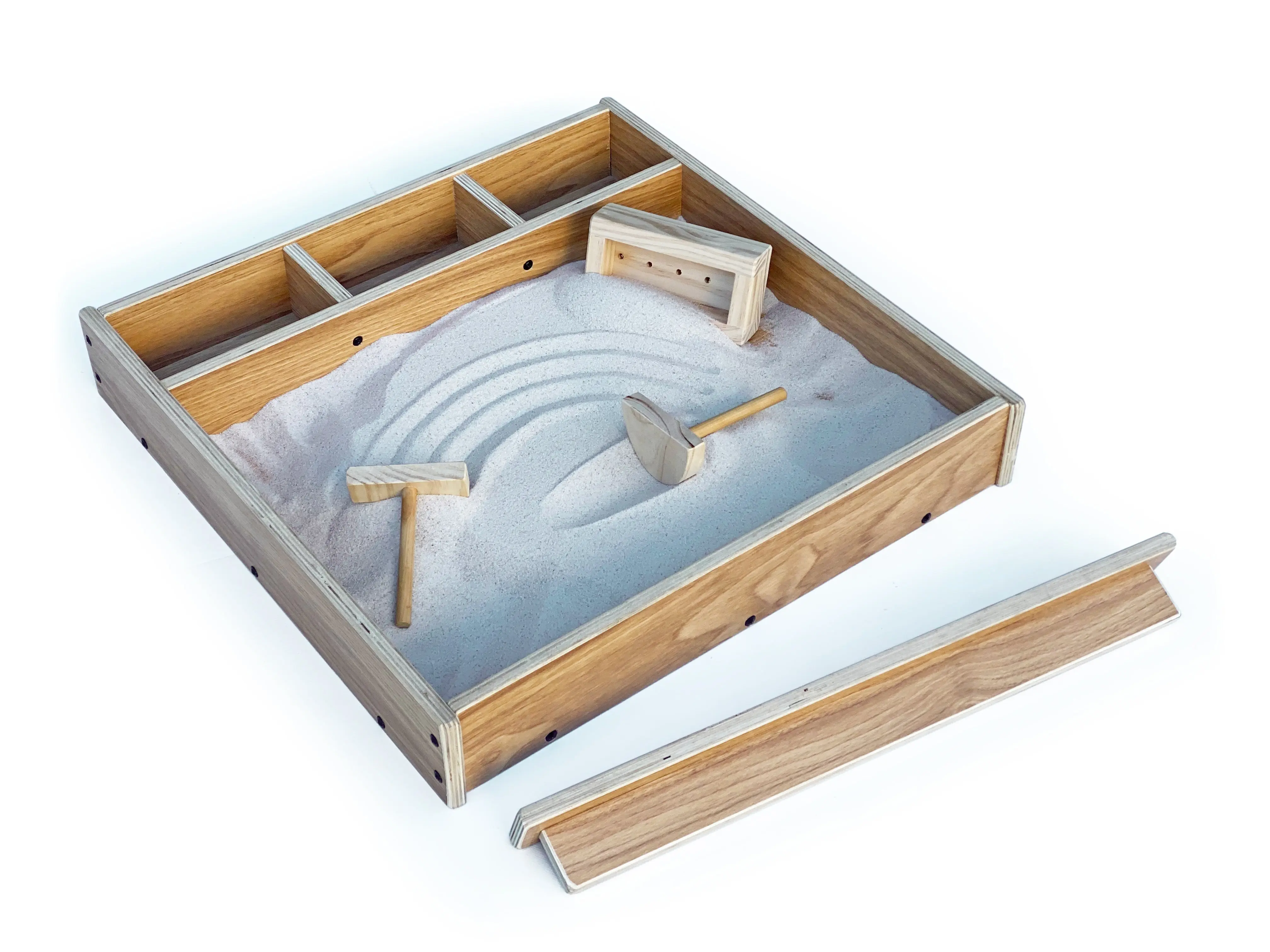 Sand box with screed and 3 tools - Image 4