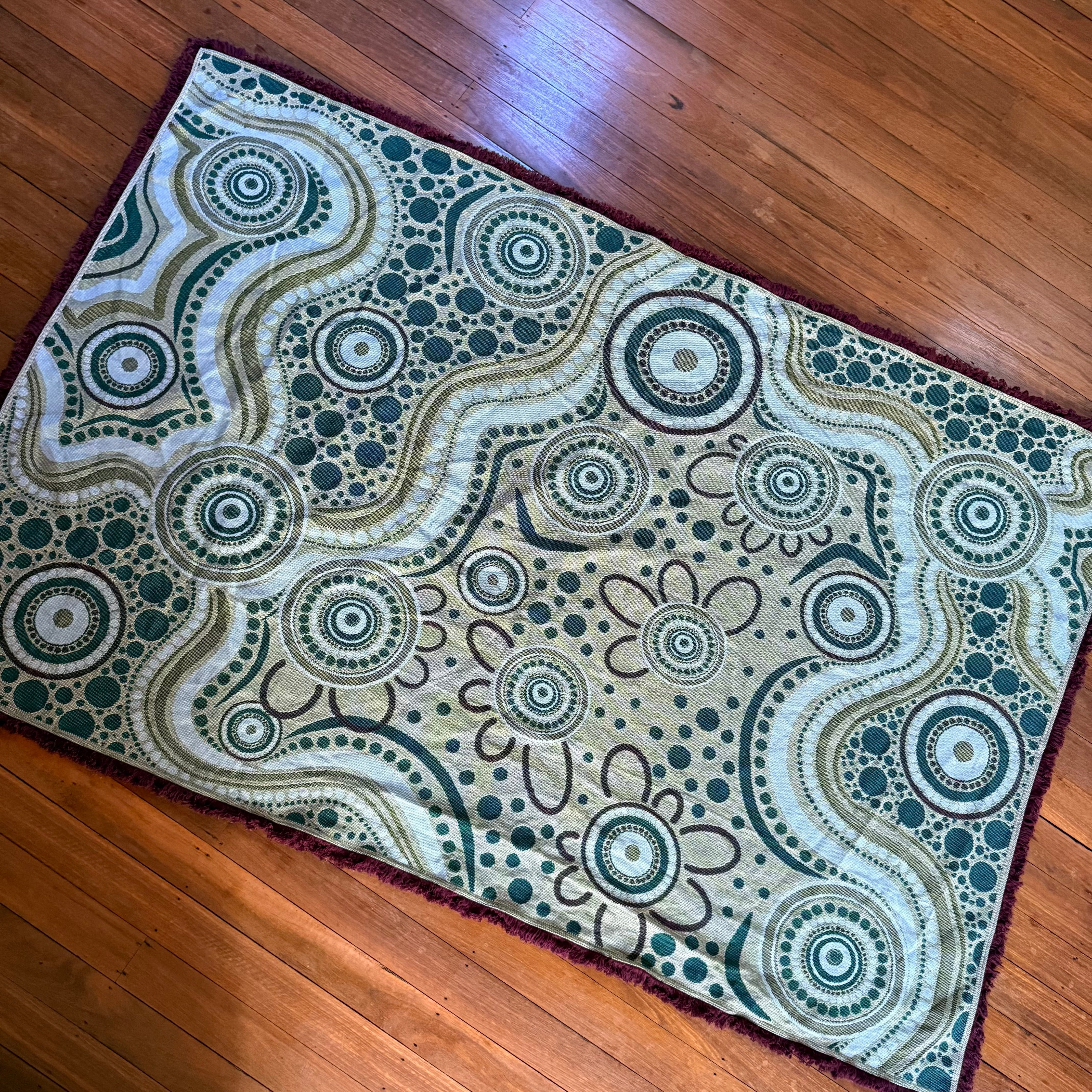 Sand Dreaming Cotton Throw - Image 10