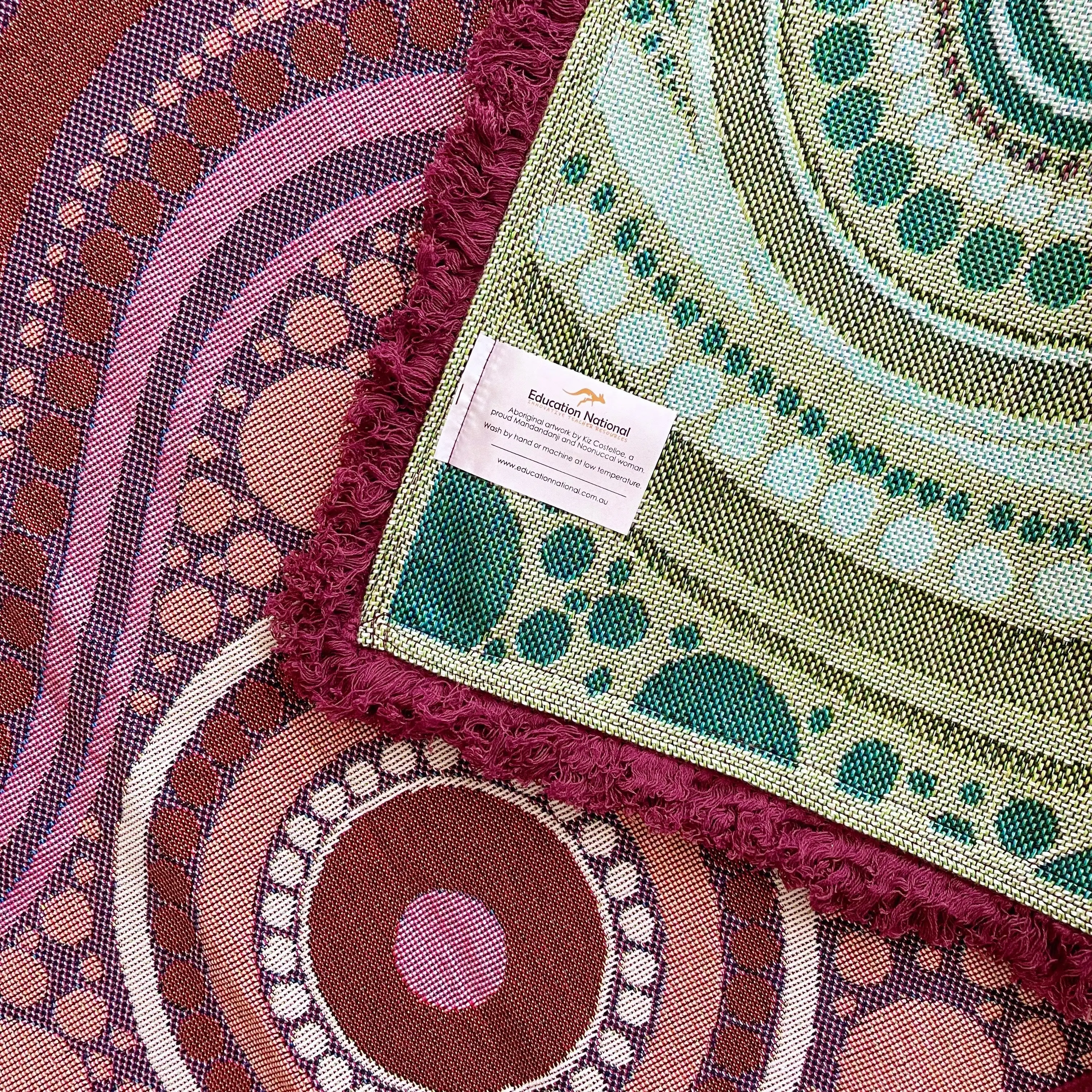 Sand Dreaming Cotton Throw - Image 5
