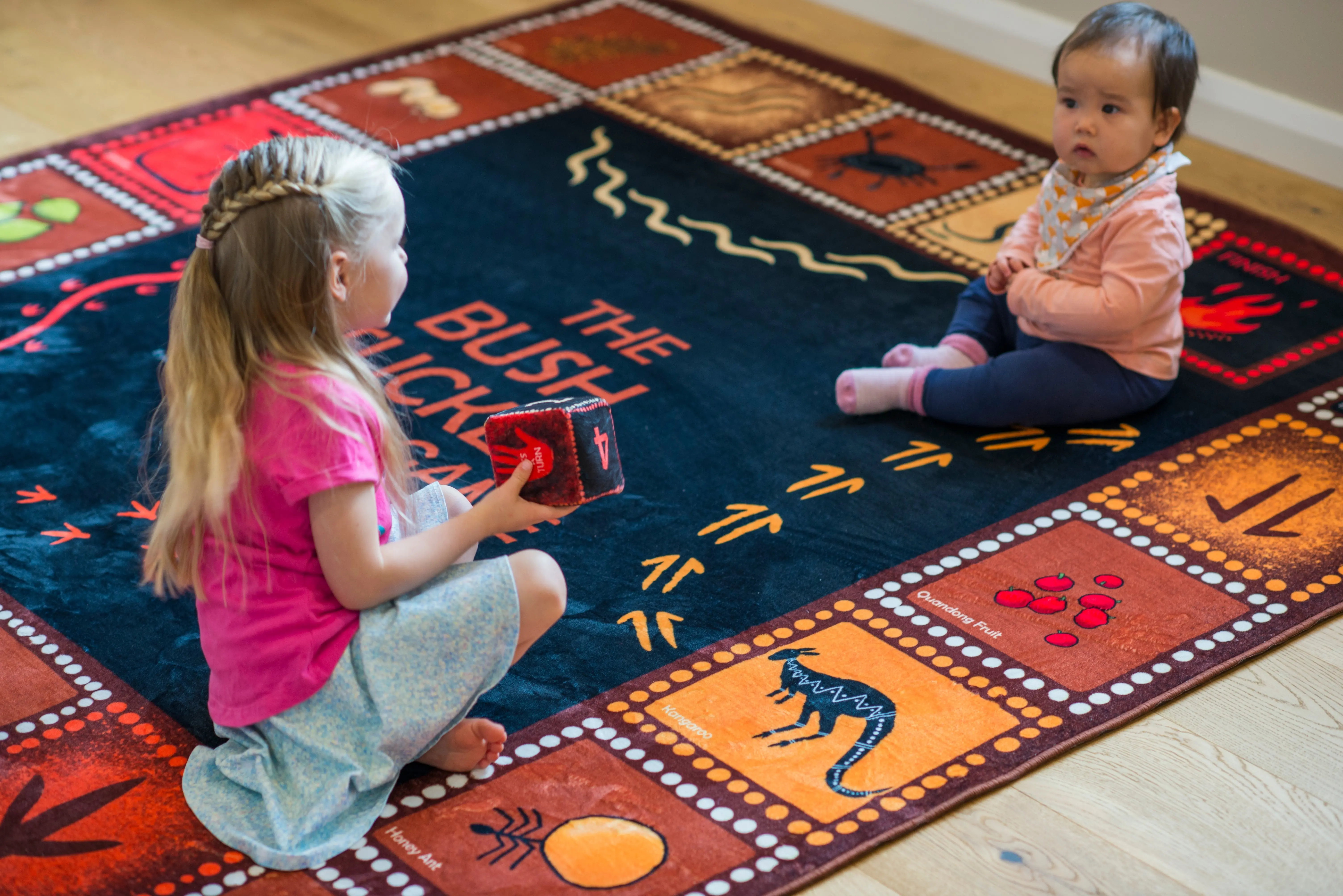 The Bush Tucker Rug Game with soft Dice - Image 4