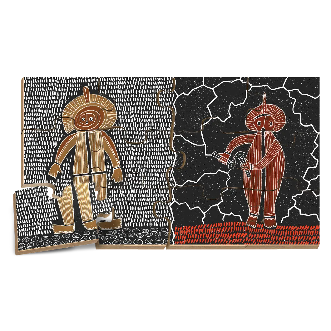 The Lightning Brothers Floor Puzzle
