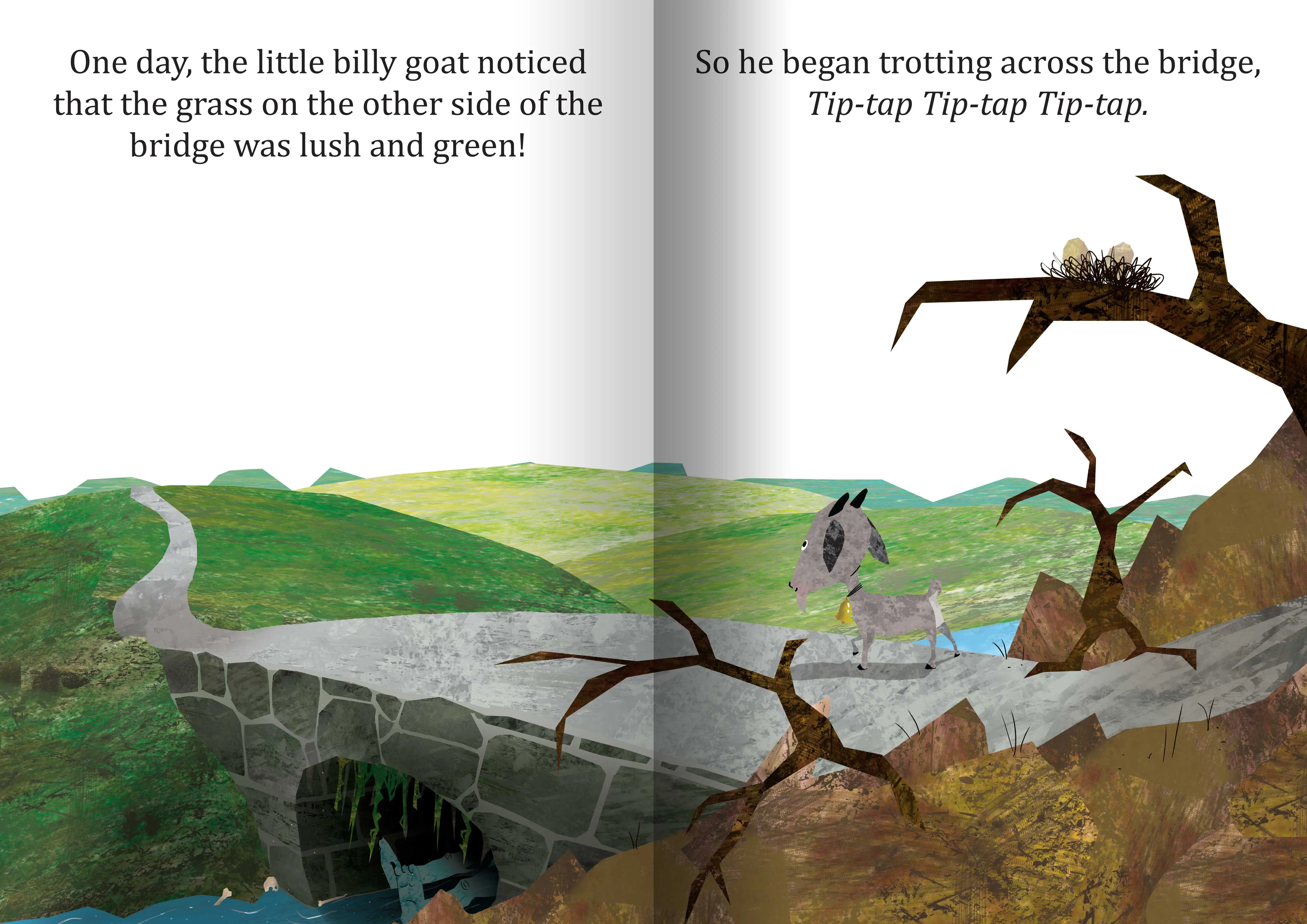 The Three Billy Goats Gruff Fairy Tale Big Book - Image 3