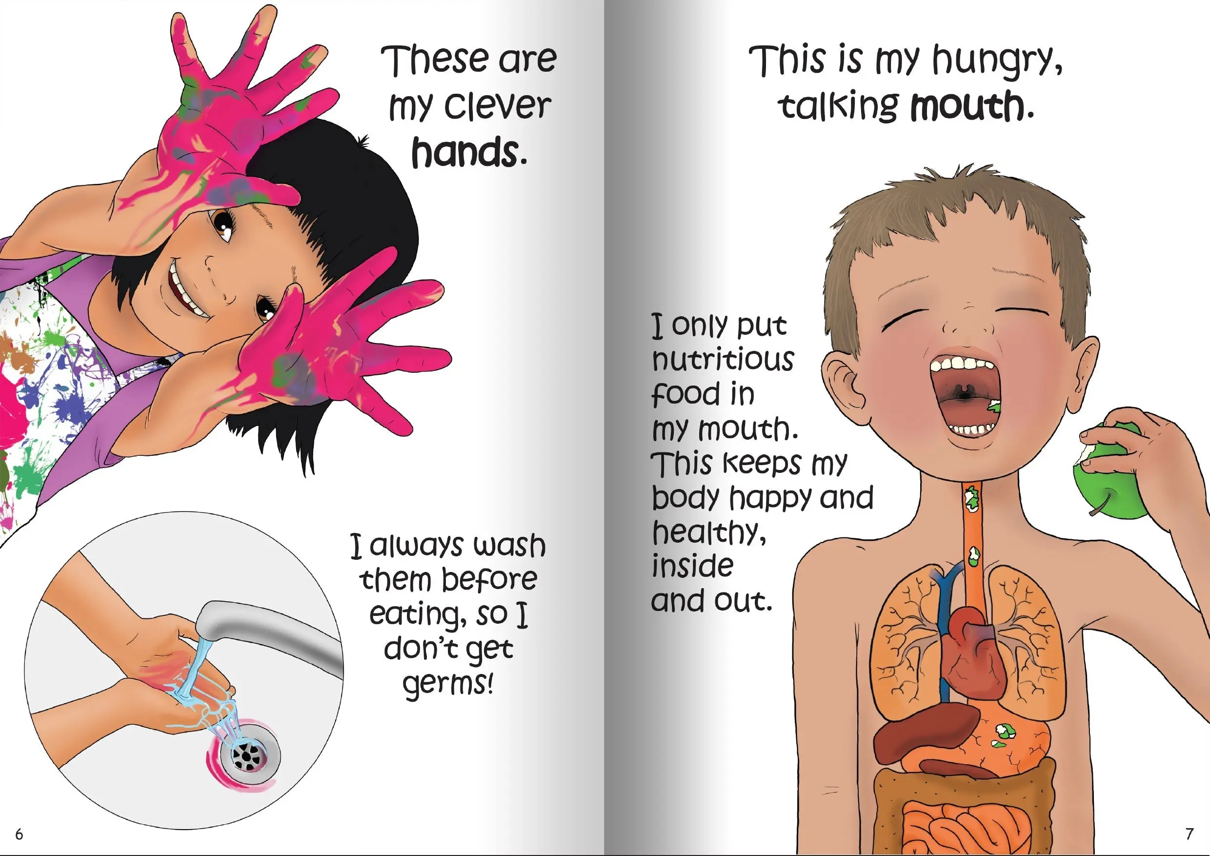 This is my healthy body Big Book with FREE Large anatomy poster! - Image 4