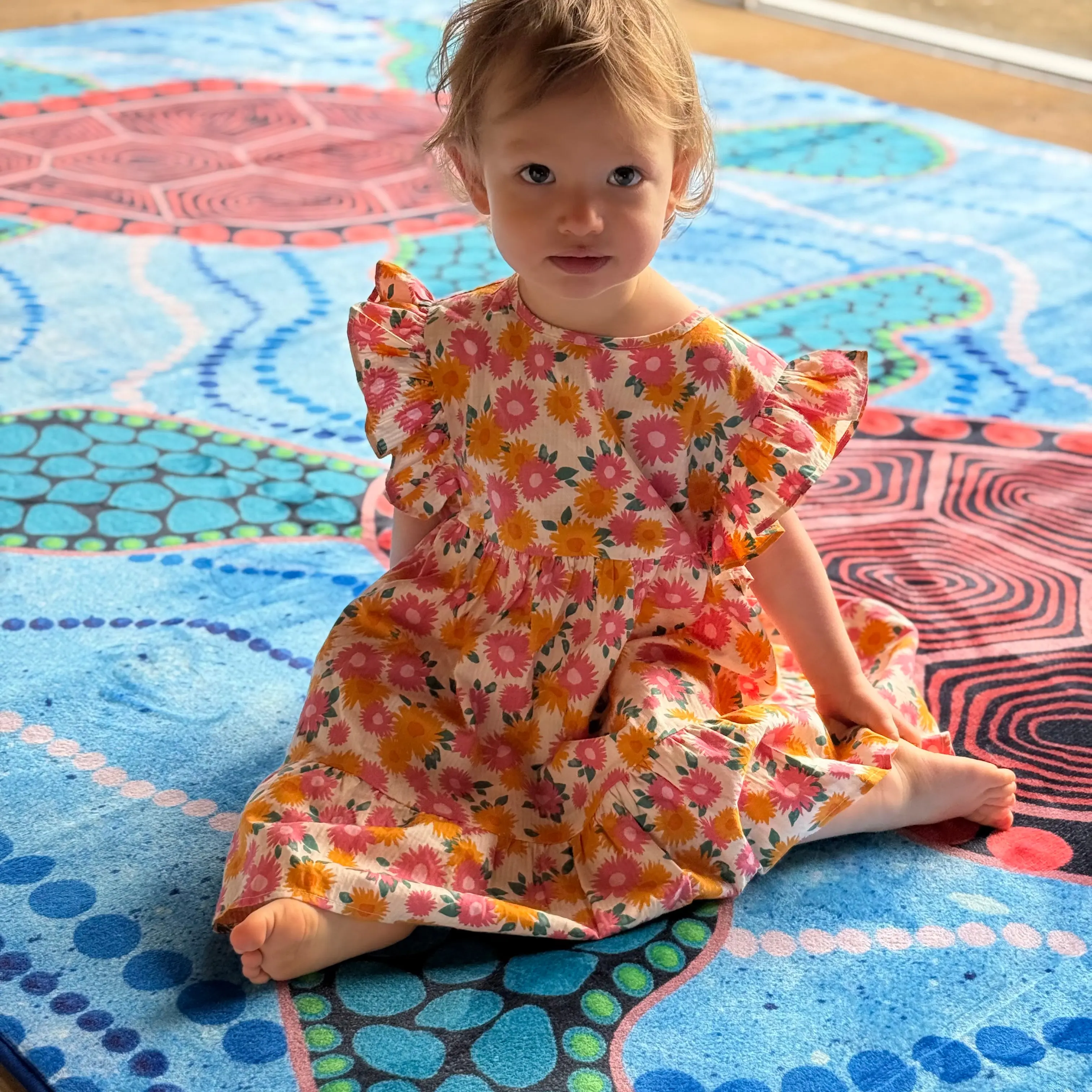 Turtles Dreaming Indigenous Rug - Image 6