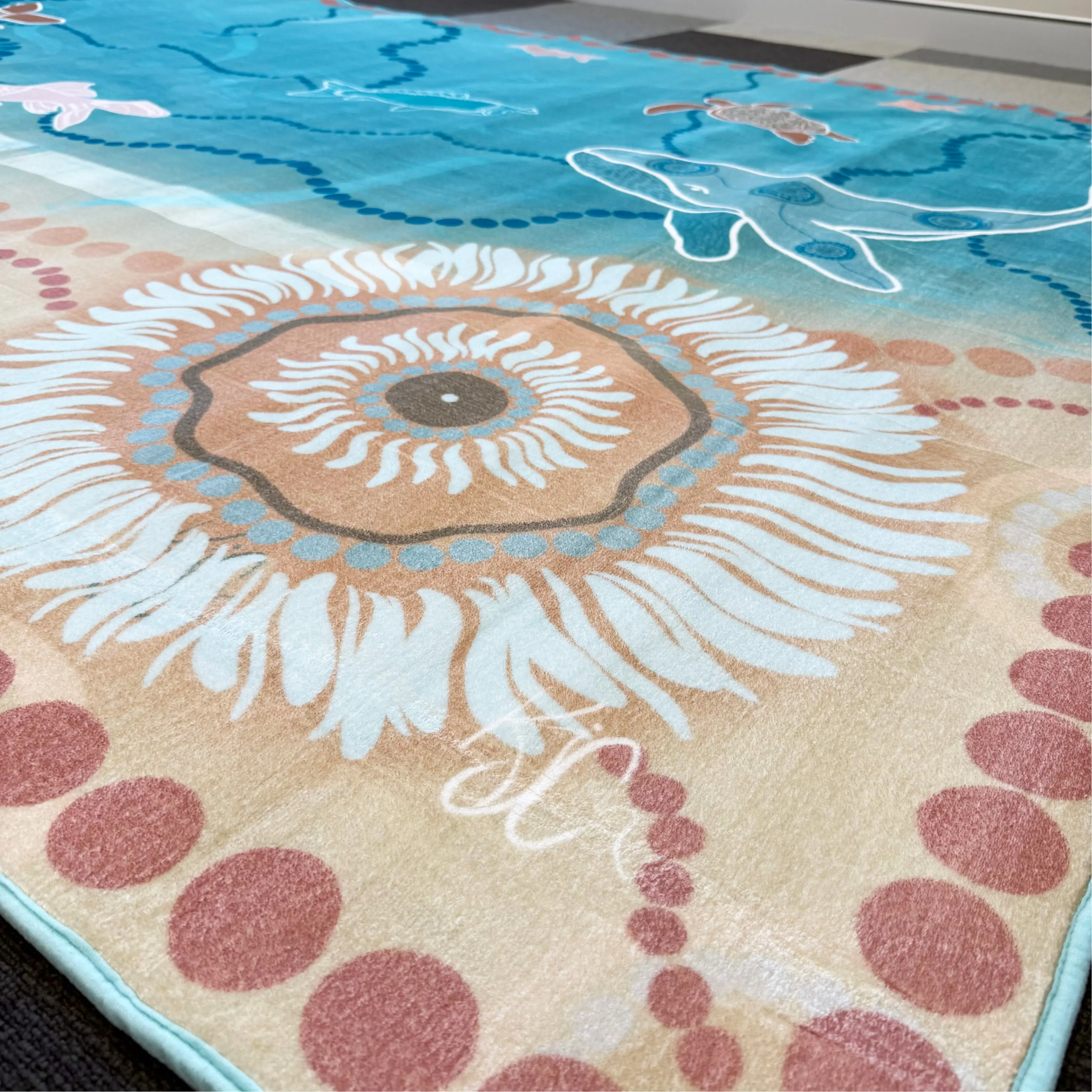 Under the Sea Dreaming Indigenous Rug - Image 4