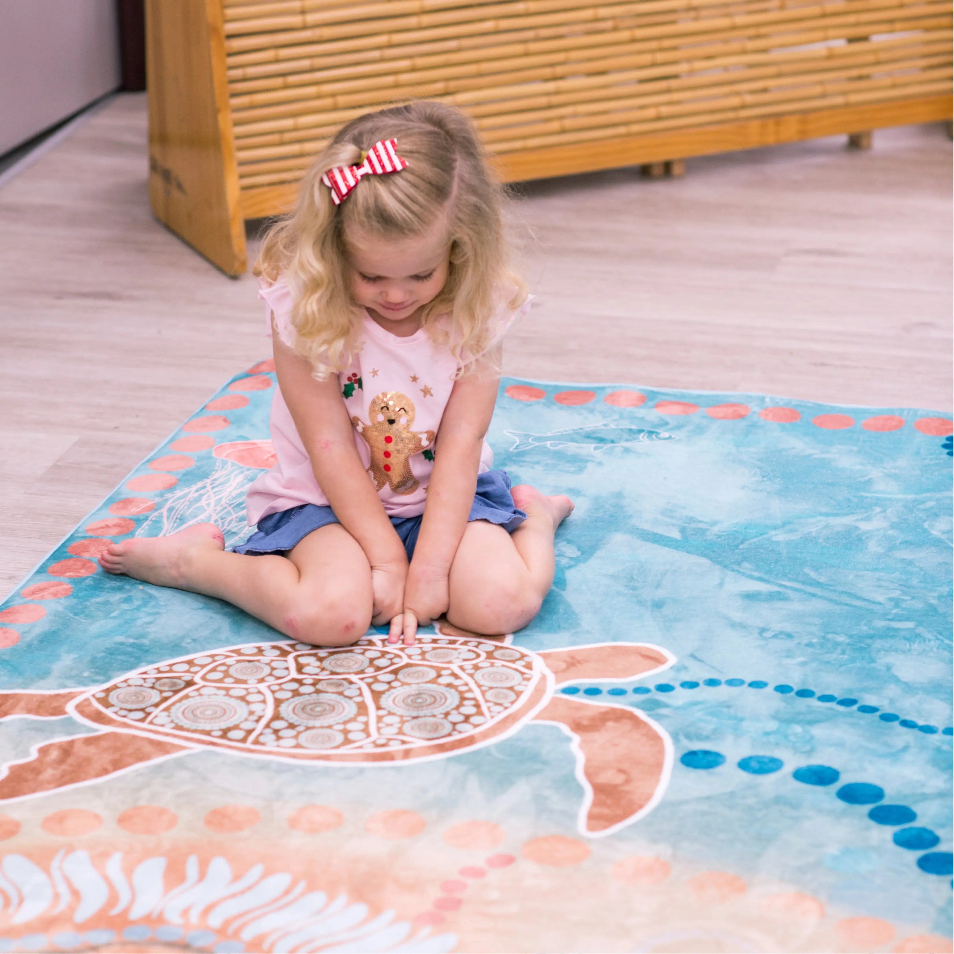 Under the Sea Dreaming Indigenous Rug - Image 6