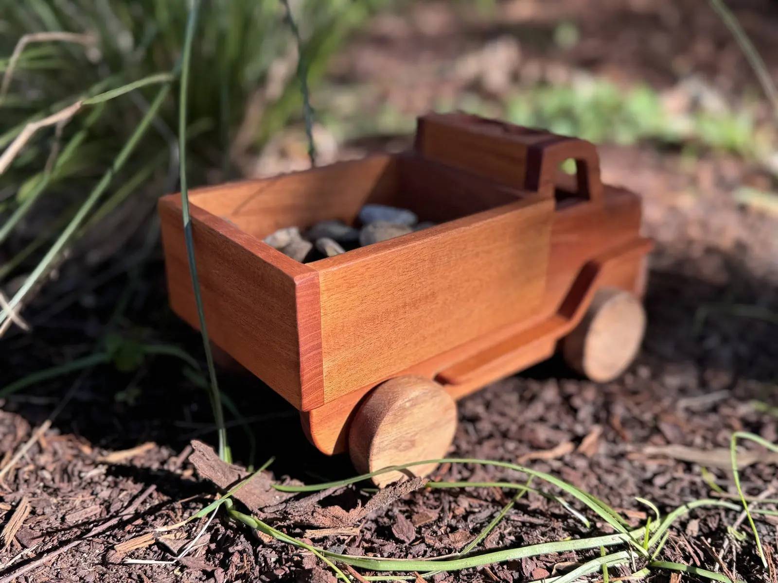 Wooden Peg Doll Mining Truck - Image 3