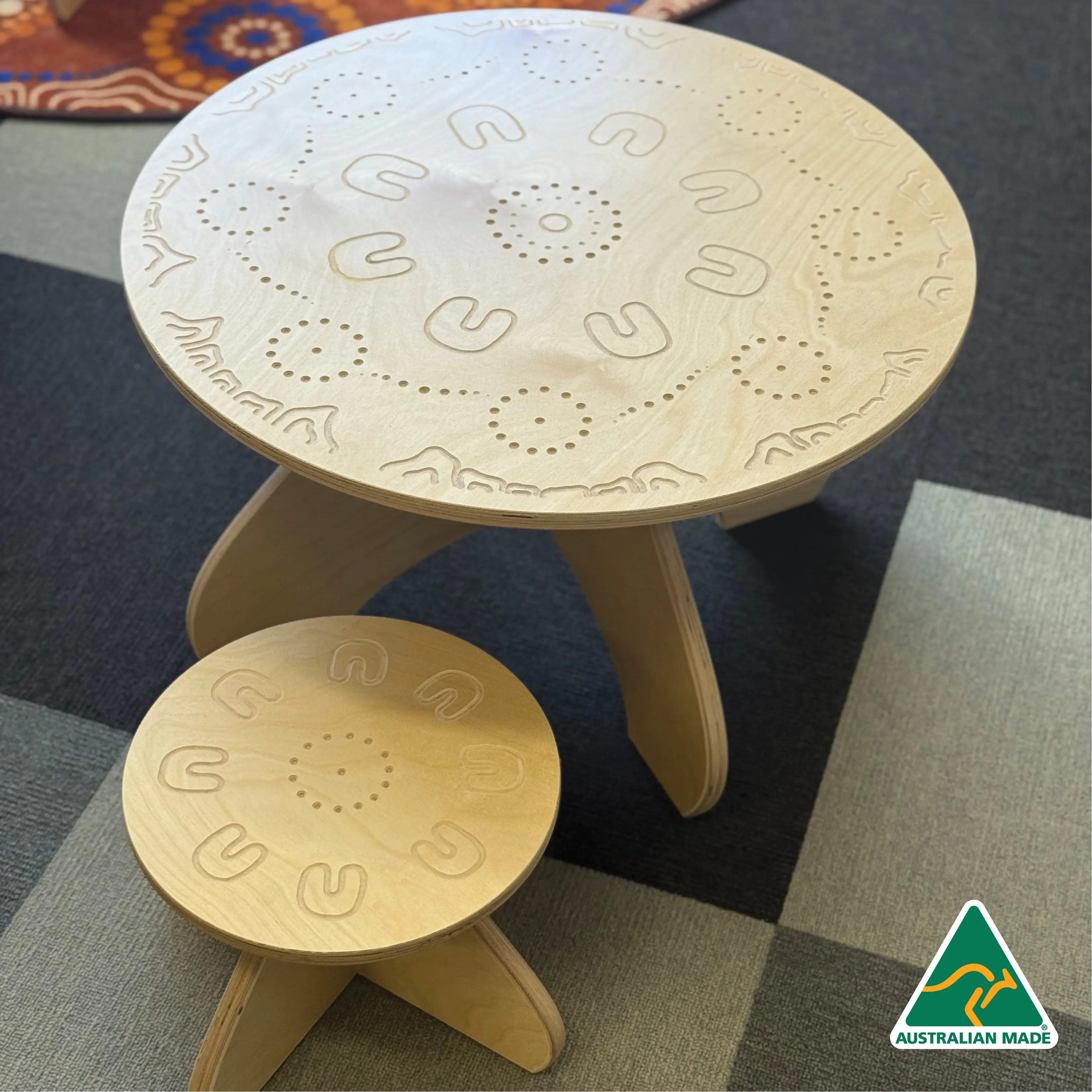 Yarning Circle Table and Stools - Image 14