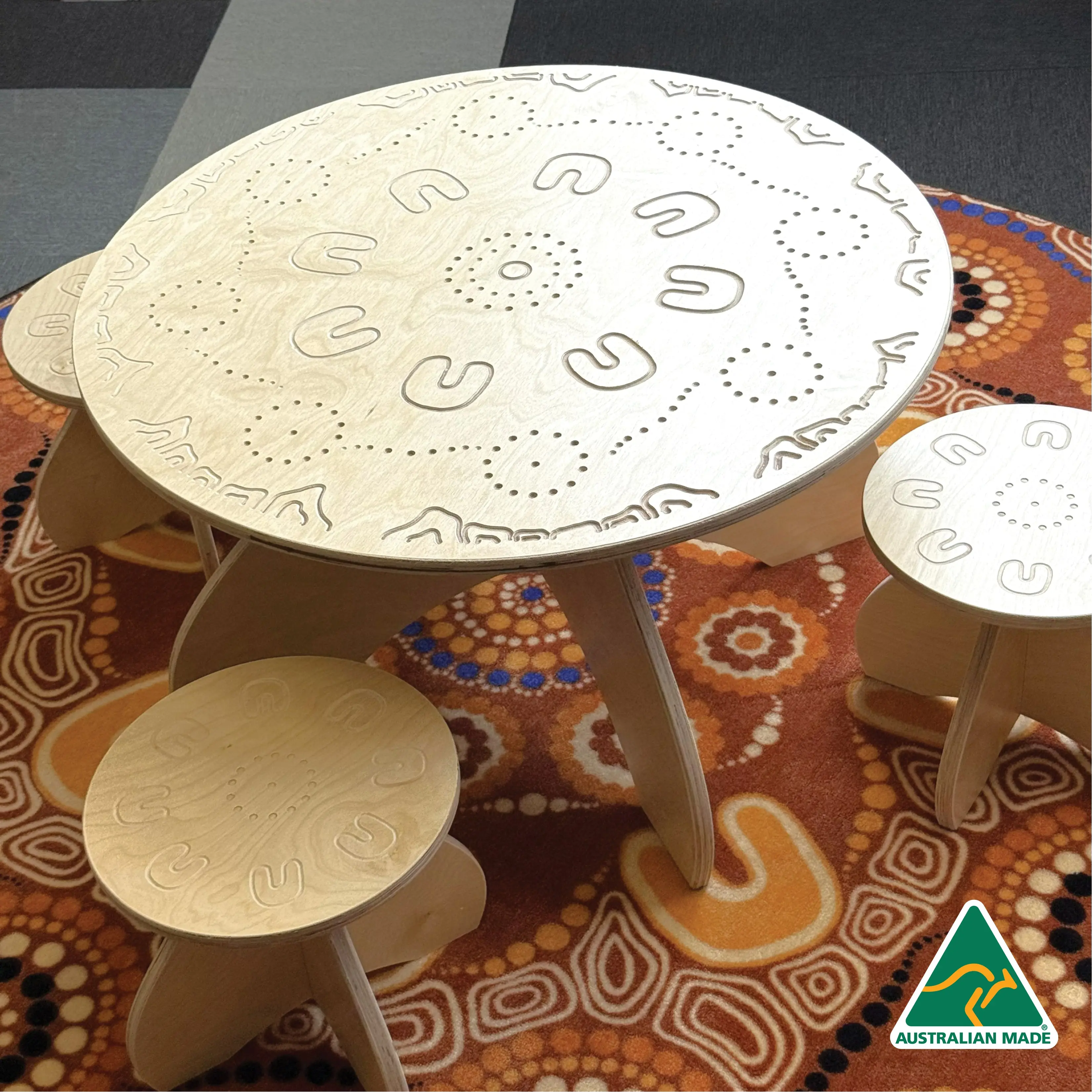 Yarning Circle Table and Stools - Image 19