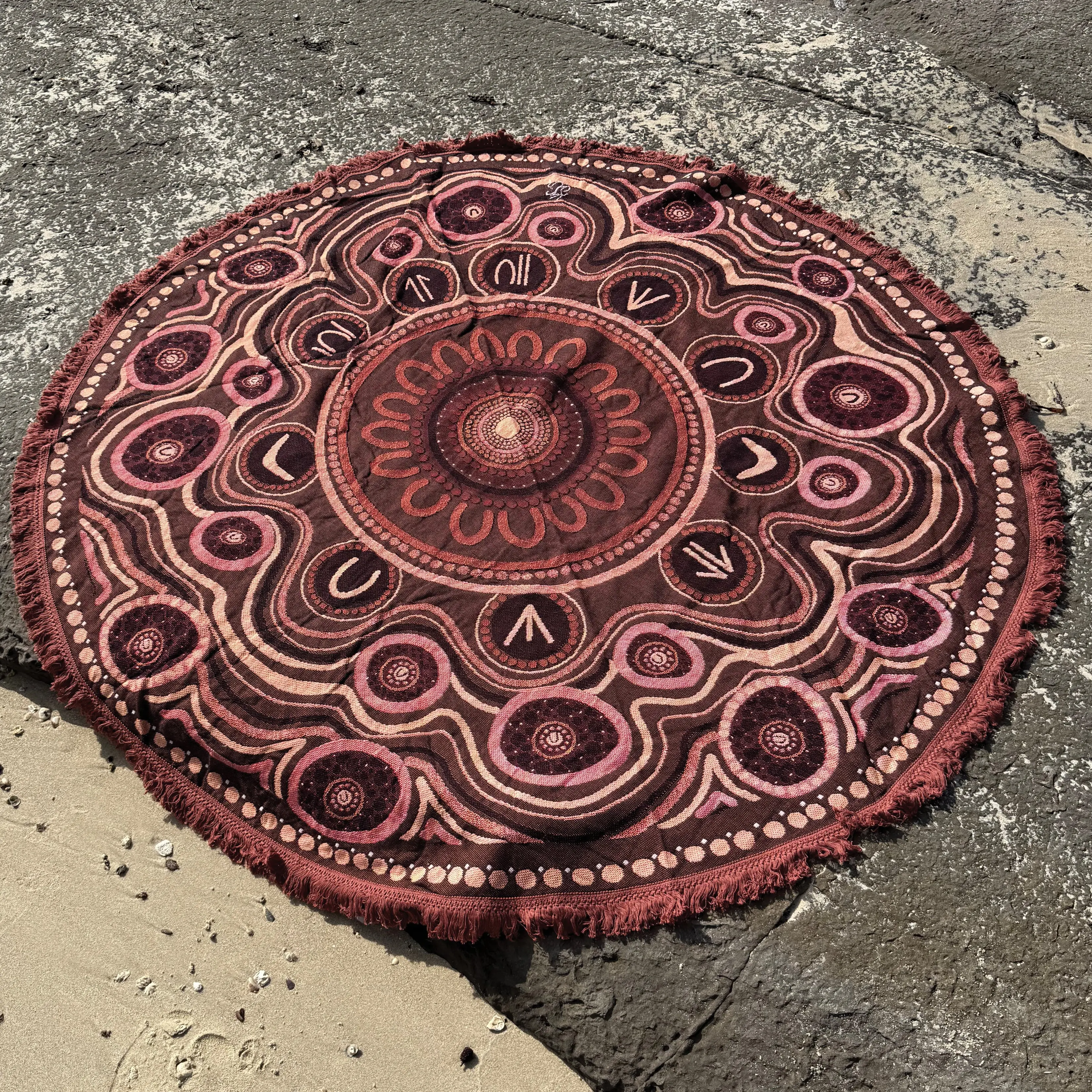 Yarning Circle Cotton Throw - Image 8