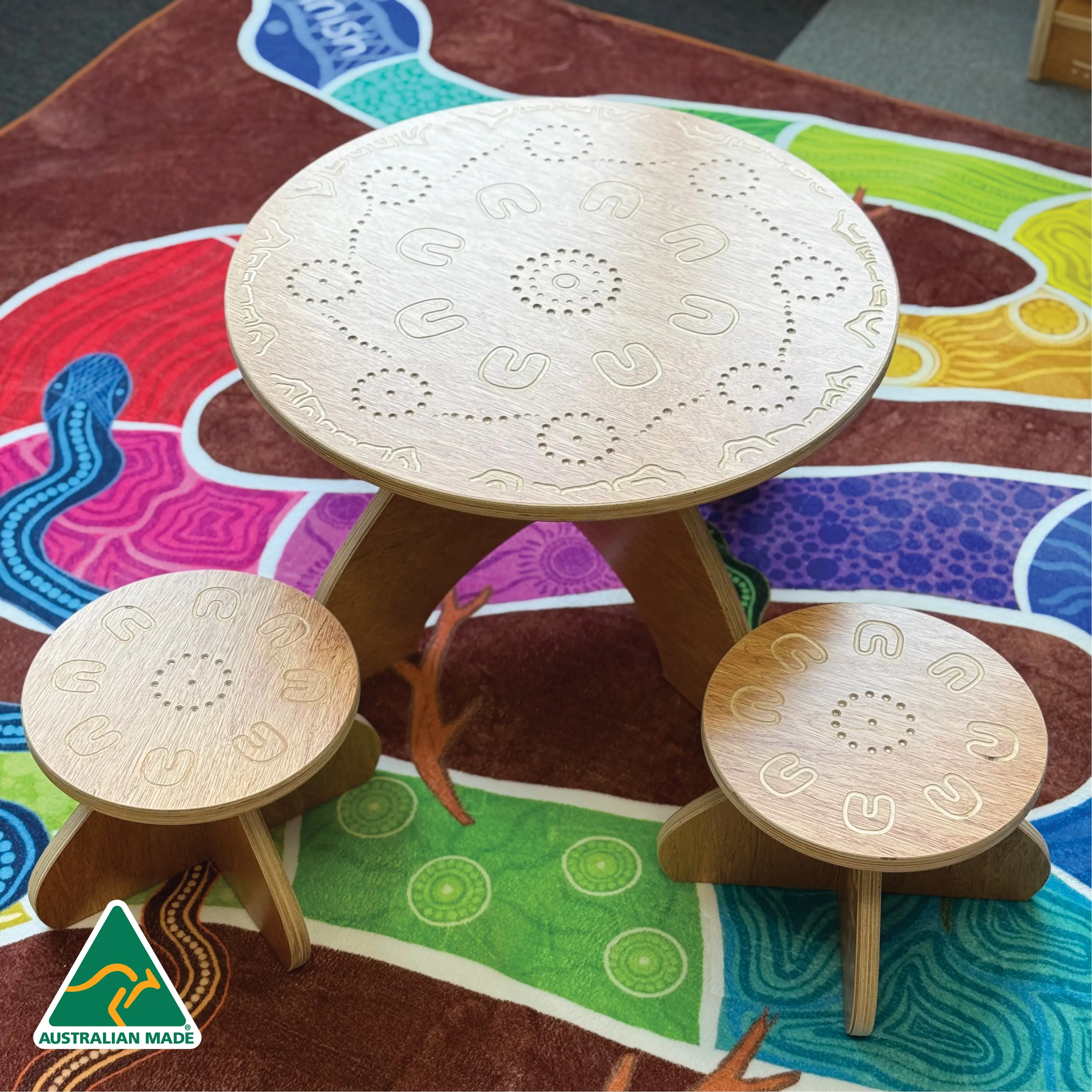 Yarning Circle Table and Stools - Image 17
