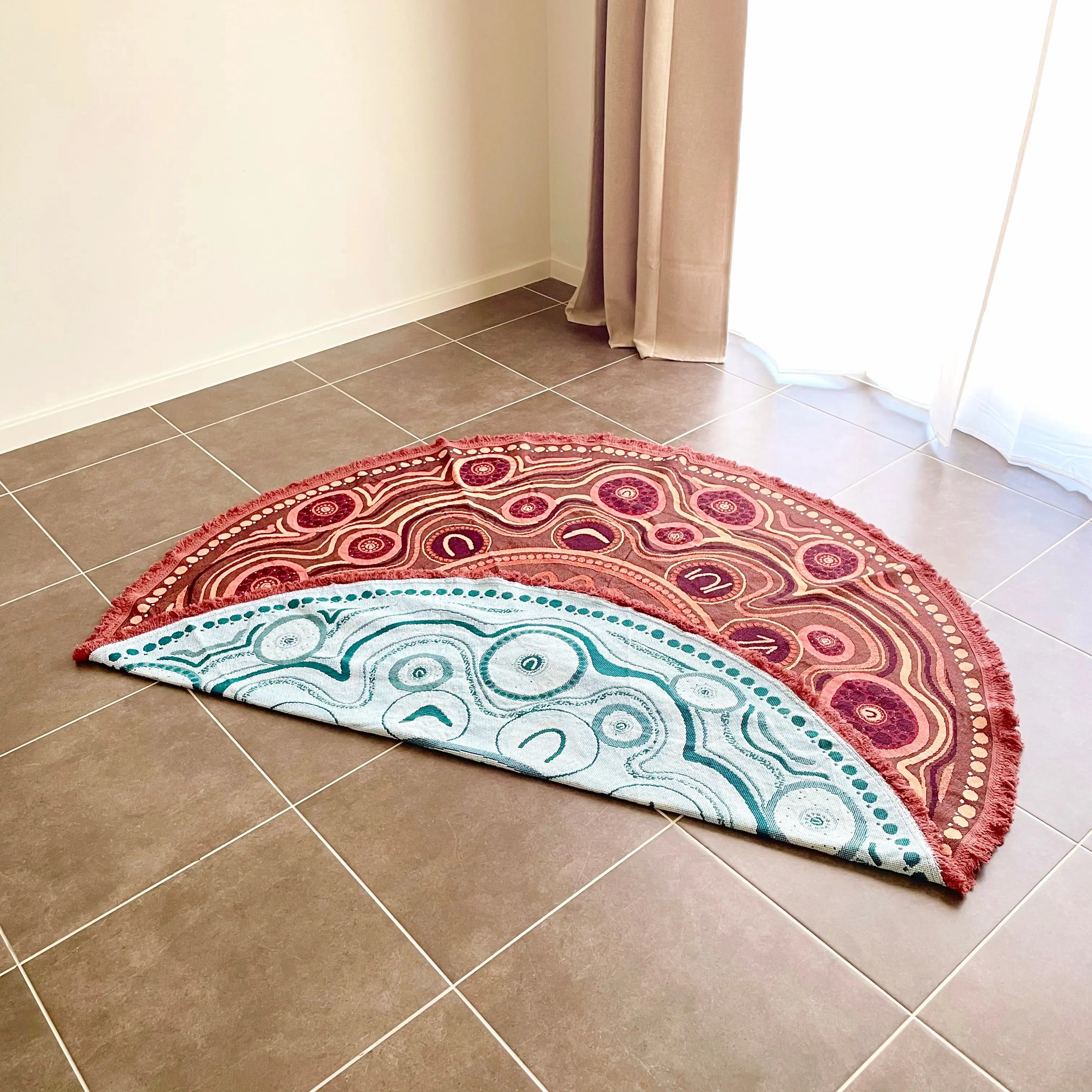 Yarning Circle Cotton Throw - Image 3