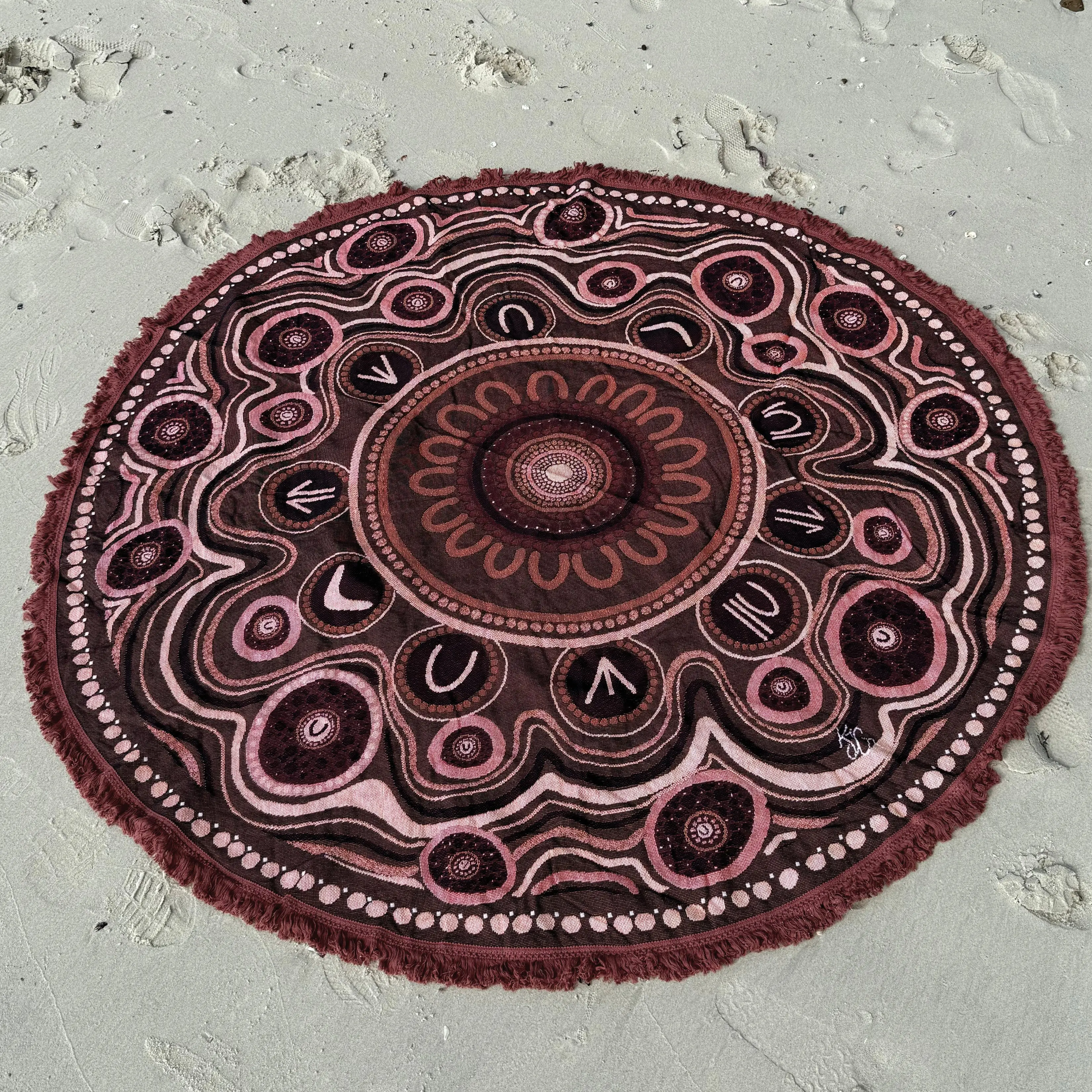 Yarning Circle Cotton Throw - Image 5