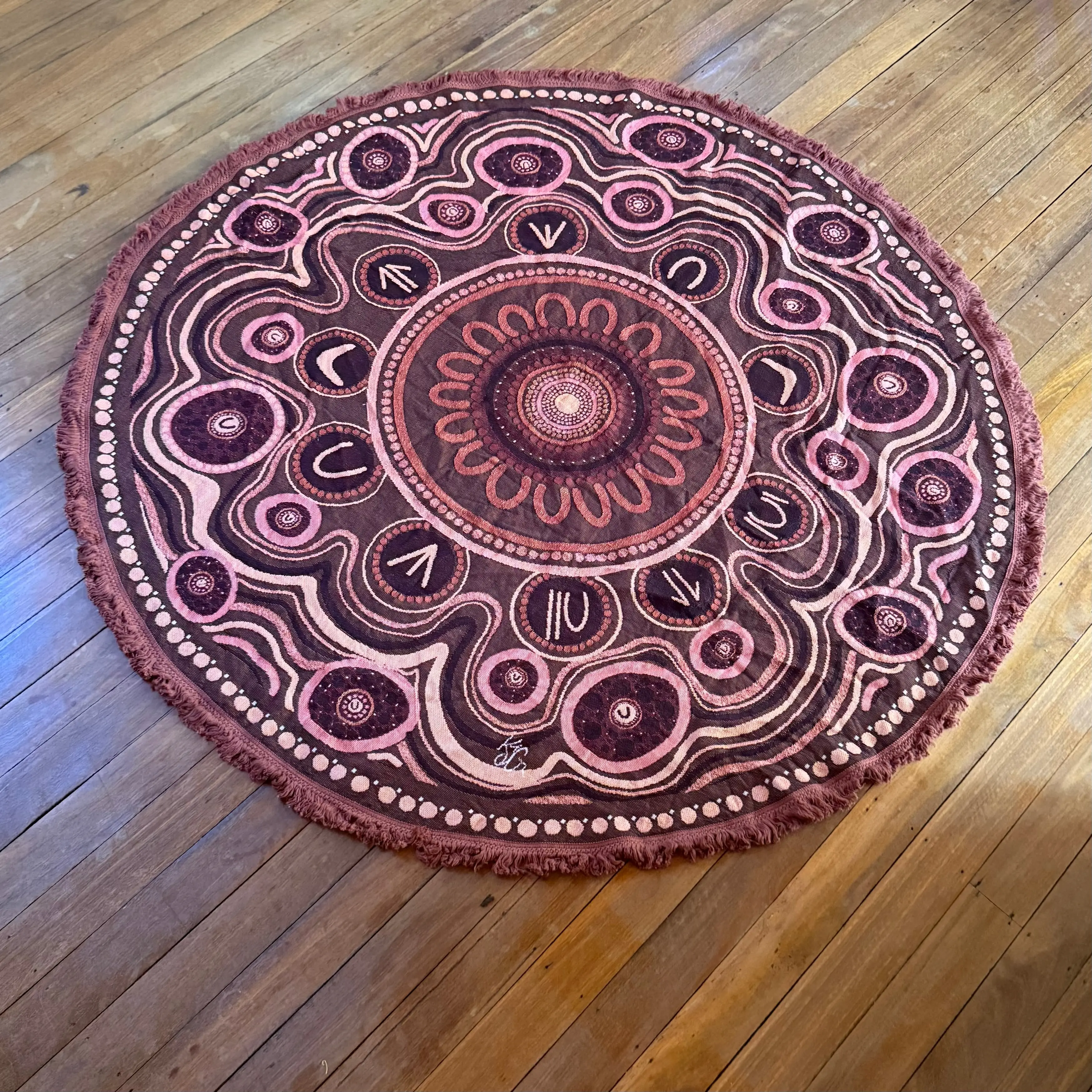 Yarning Circle Cotton Throw - Image 6